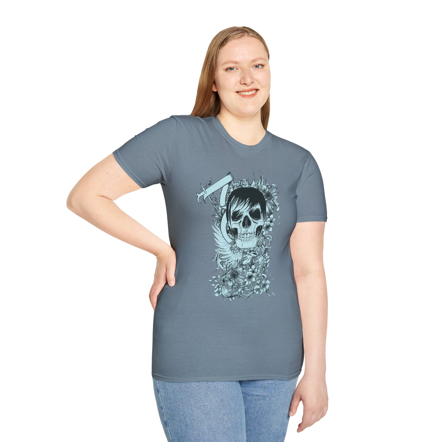 Skull T Shirt, Skull Design Shirt, Skull Art Tee Shirt, T-shirt with Skull 5