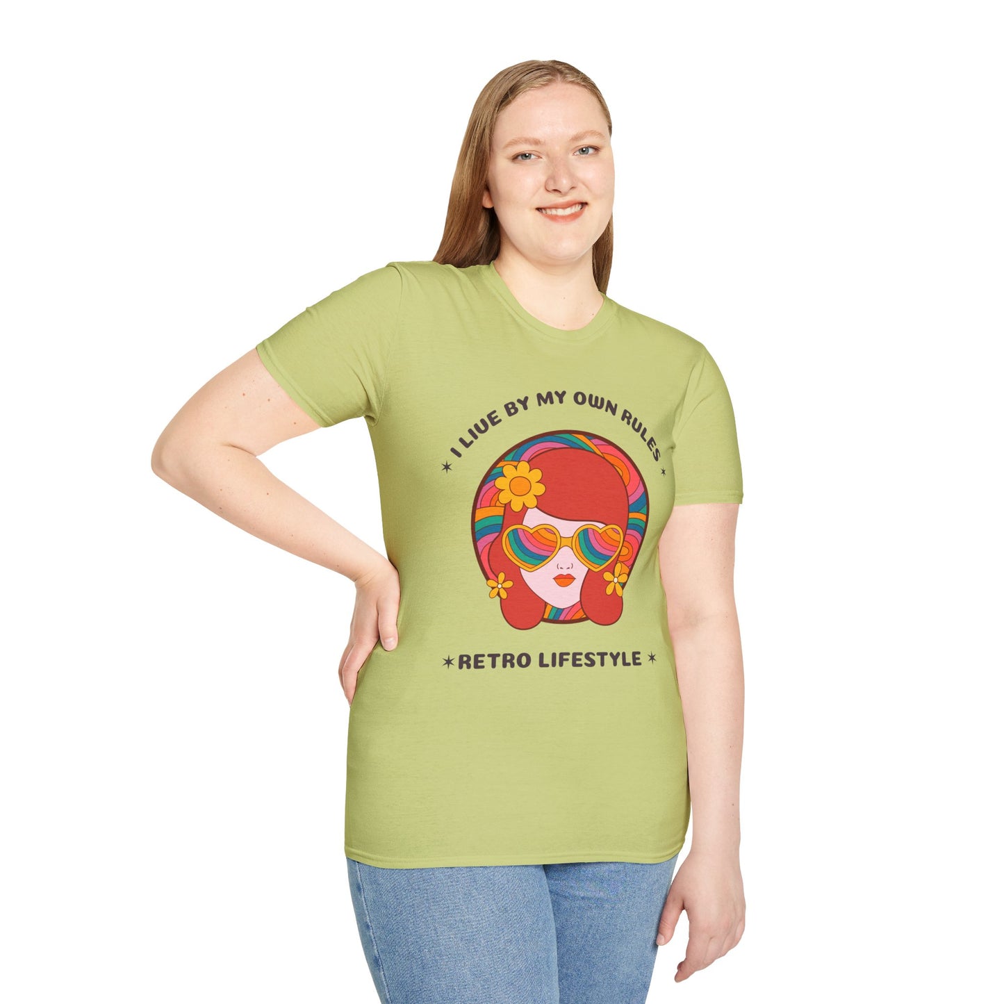 Retro T Shirt, Retro Design Shirt, Retro Art Tee Shirt, T-shirt with Retro Style