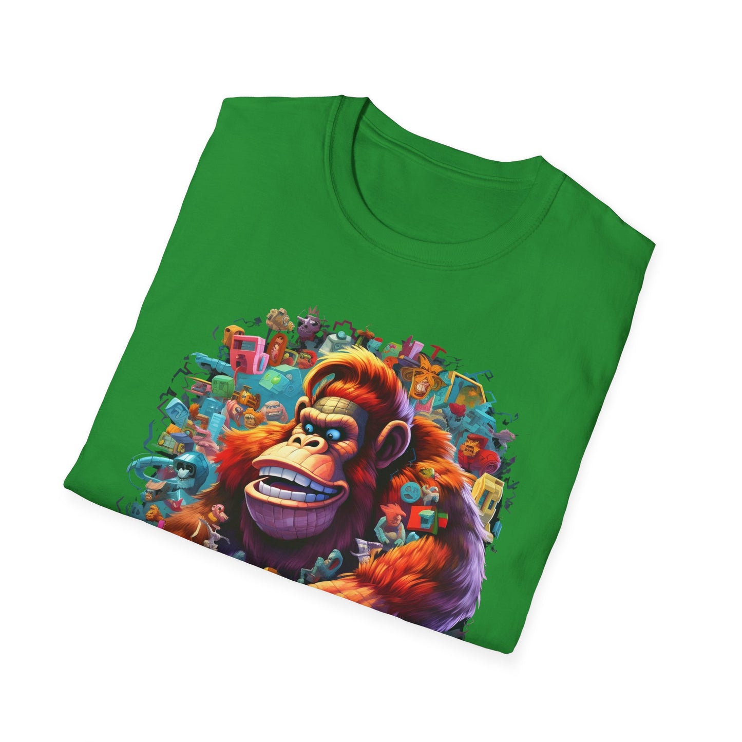 Animals Tees, Funny Animals Shirt, T Shirts with Funny Animals, T-Shirt with Gorilla, Monkey Tees