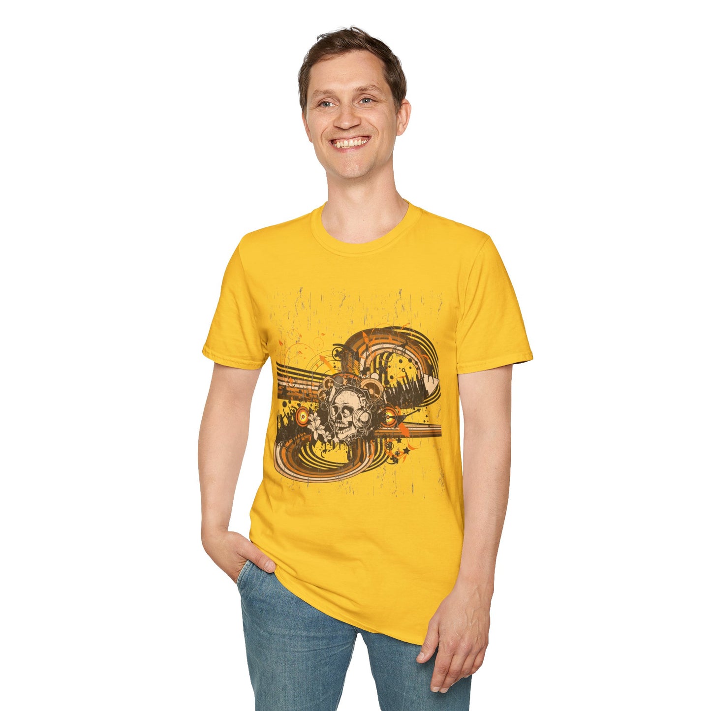 Skull T Shirt, Skull Design Shirt, Skull Art Tee Shirt, T-shirt with Skull 3