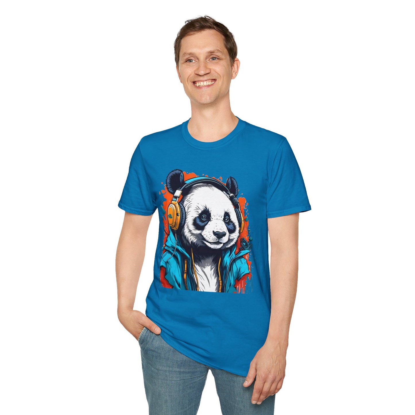 Animals Tees, Funny Animals Shirt, T Shirts with Funny Animals, T-Shirt with Panda, Panda Tees