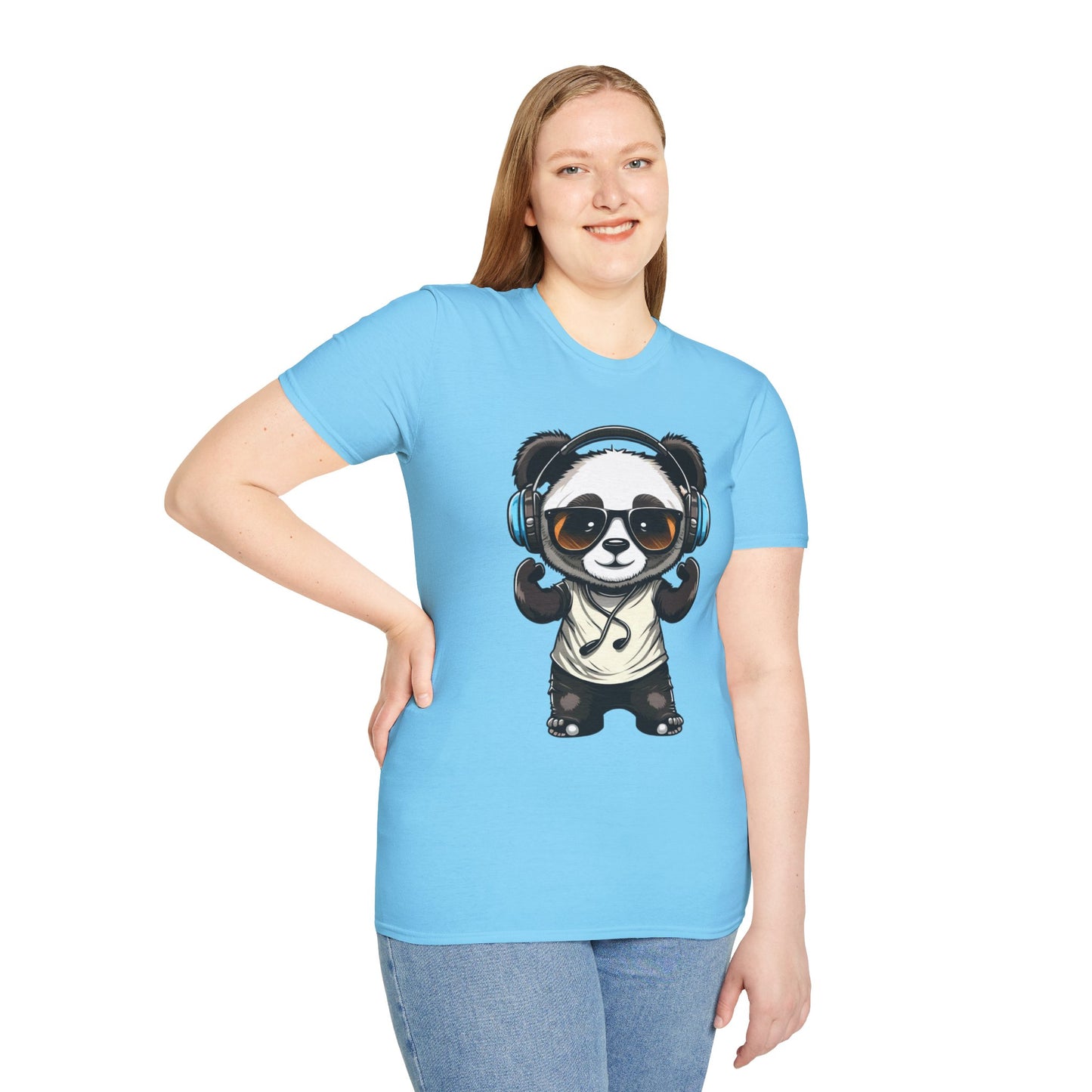 Animals Tees, Funny Animals Shirt, T Shirts with Funny Animals, T-Shirt with Panda, Panda Tees