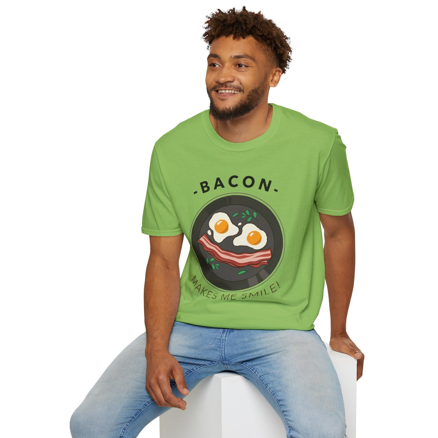 Food Tees, Funny Food T Shirts, Funny T Shirts, Bacon and Egg T Shirt, Egg and Bacon Shirt