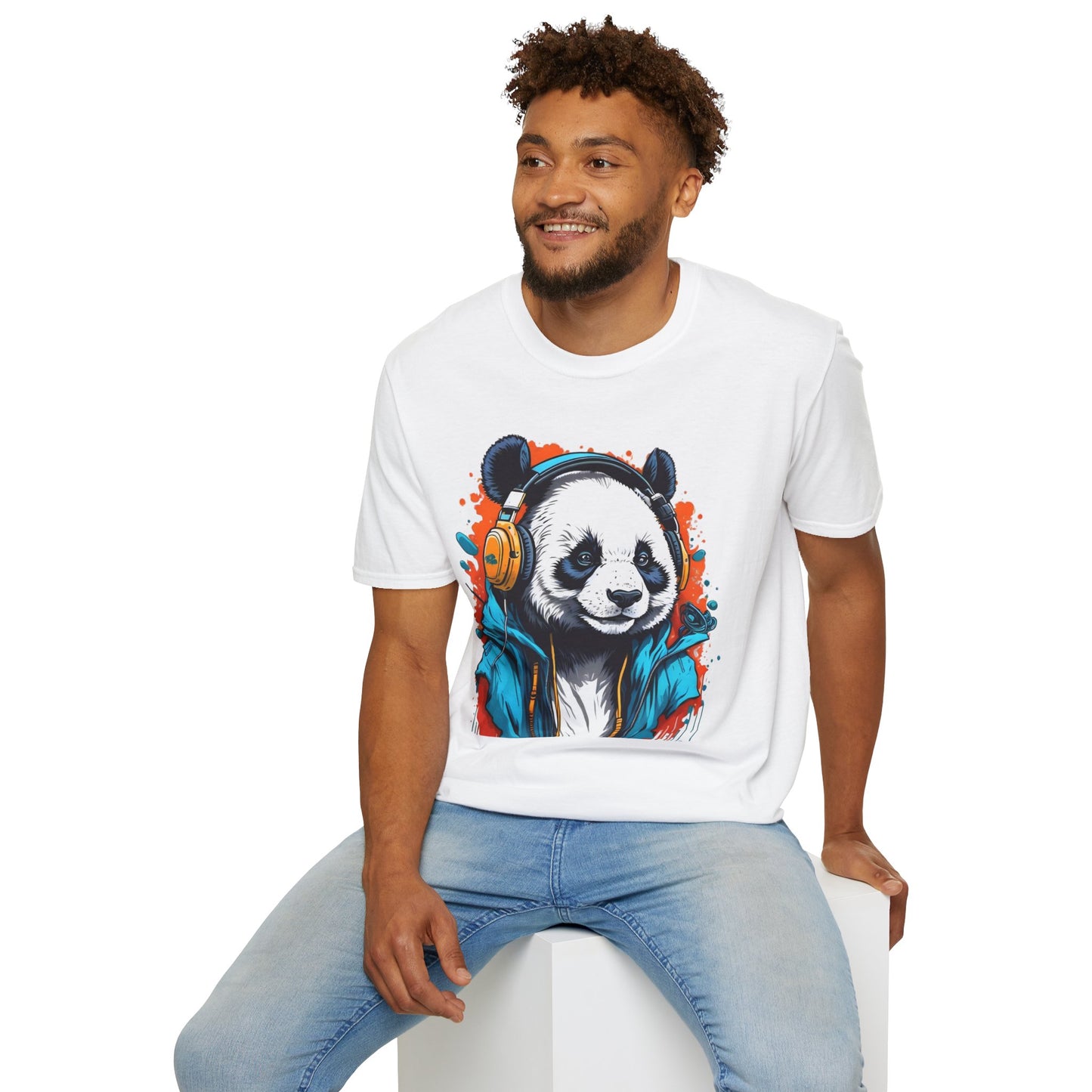 Animals Tees, Funny Animals Shirt, T Shirts with Funny Animals, T-Shirt with Panda, Panda Tees
