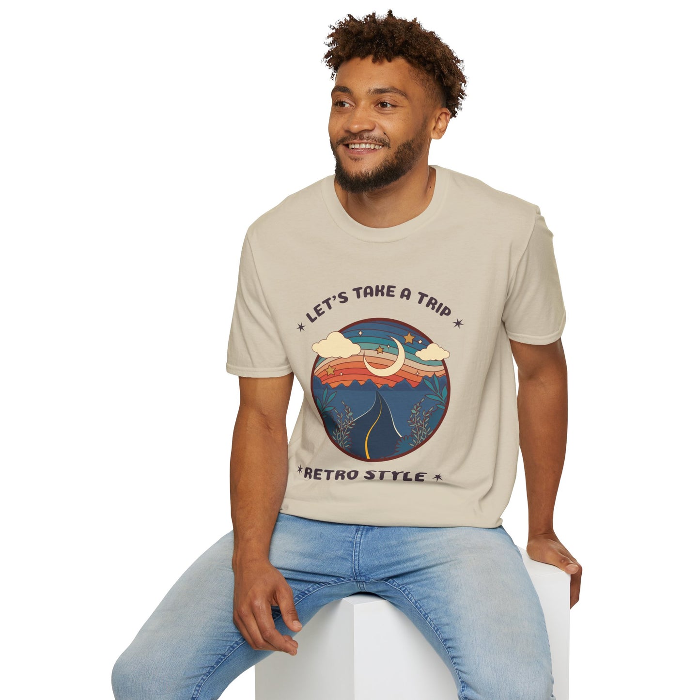 Retro T Shirt, Retro Design Shirt, Retro Art Tee Shirt, T-shirt with Retro Style