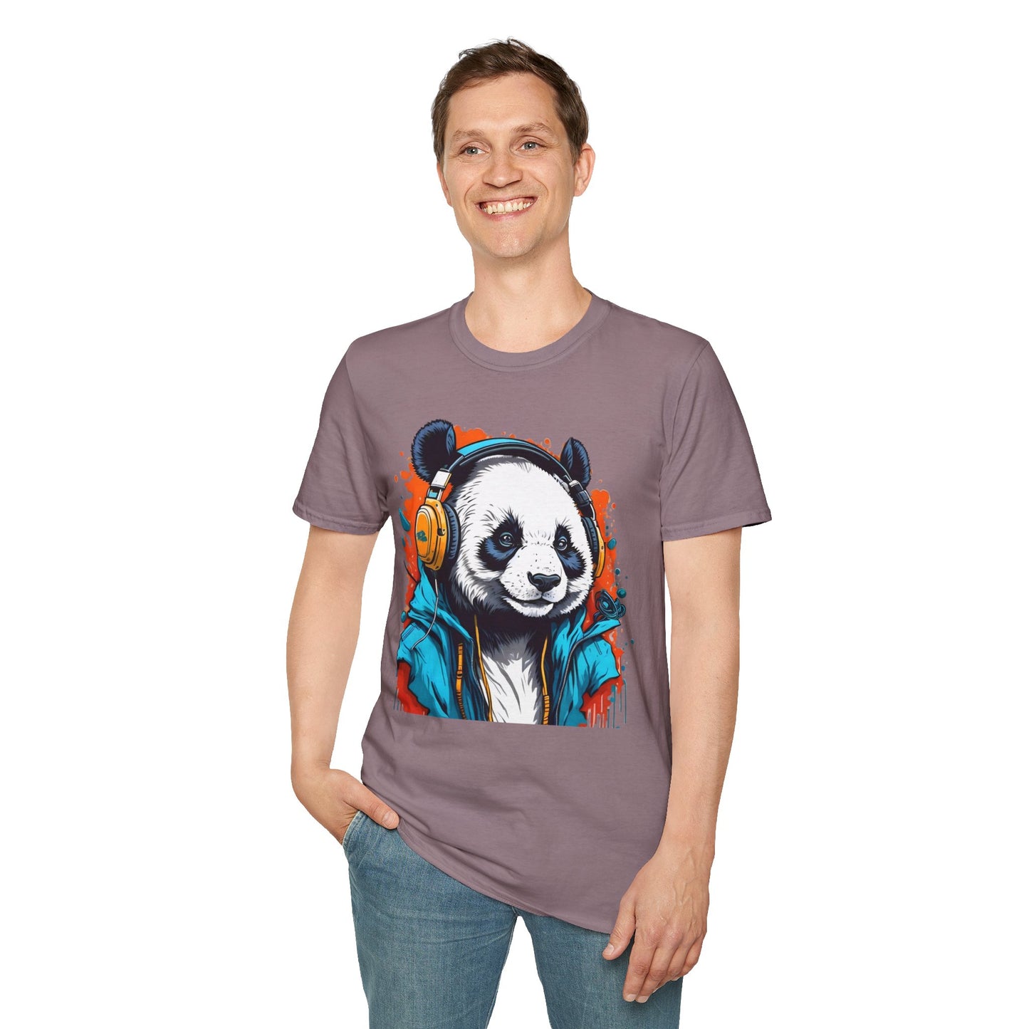 Animals Tees, Funny Animals Shirt, T Shirts with Funny Animals, T-Shirt with Panda, Panda Tees