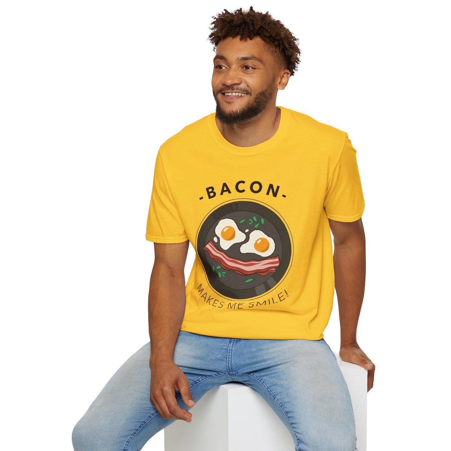 Food Tees, Funny Food T Shirts, Funny T Shirts, Bacon and Egg T Shirt, Egg and Bacon Shirt