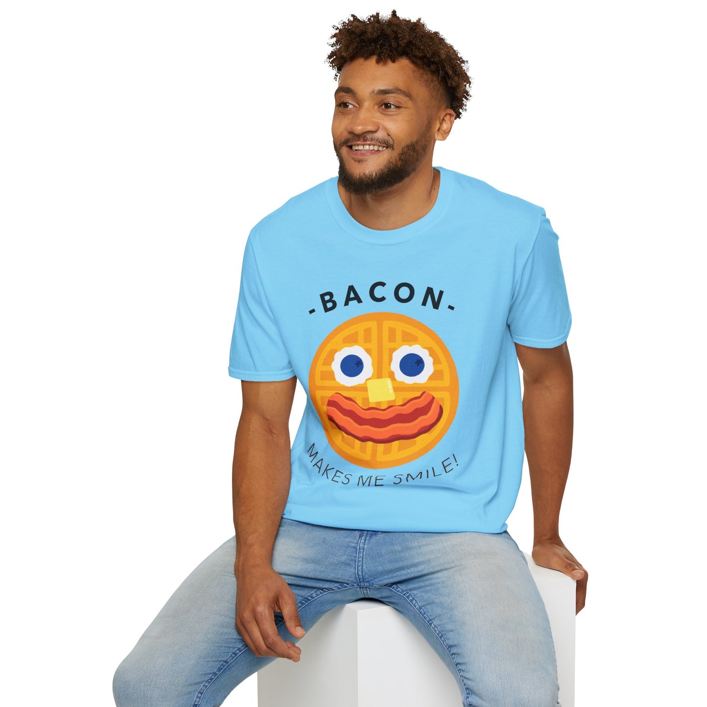 Food Tees, Funny Food T Shirts, Funny T Shirts, Bacon and Egg T Shirt, Egg and Bacon Shirt