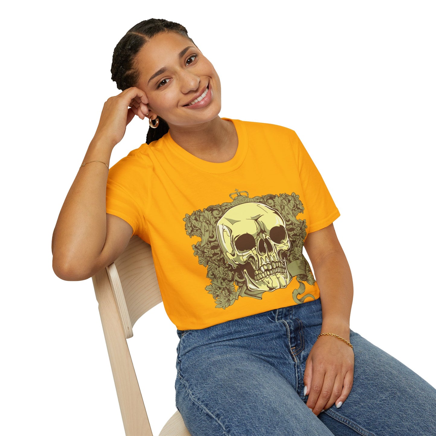 Skull T Shirt, Skull Design Shirt, Skull Art Tee Shirt, T-shirt with Skull 2