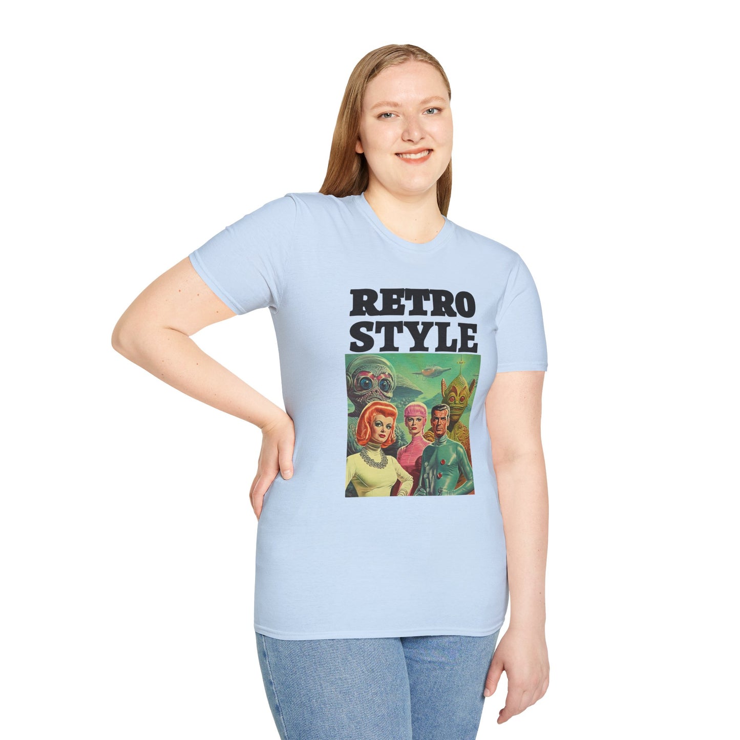 Retro T Shirt, Retro Design Shirt, Retro Art Tee Shirt, T-shirt with Retro Style