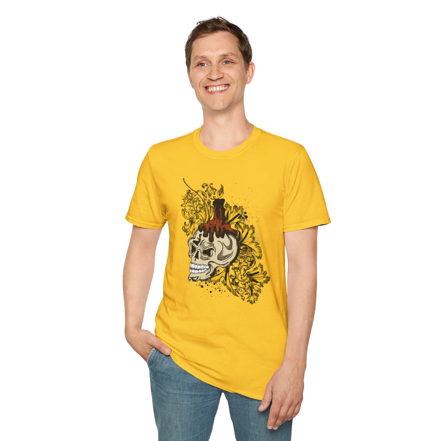 Skull T Shirt, Skull Design Shirt, Skull Art Tee Shirt, T-shirt with Skull 1
