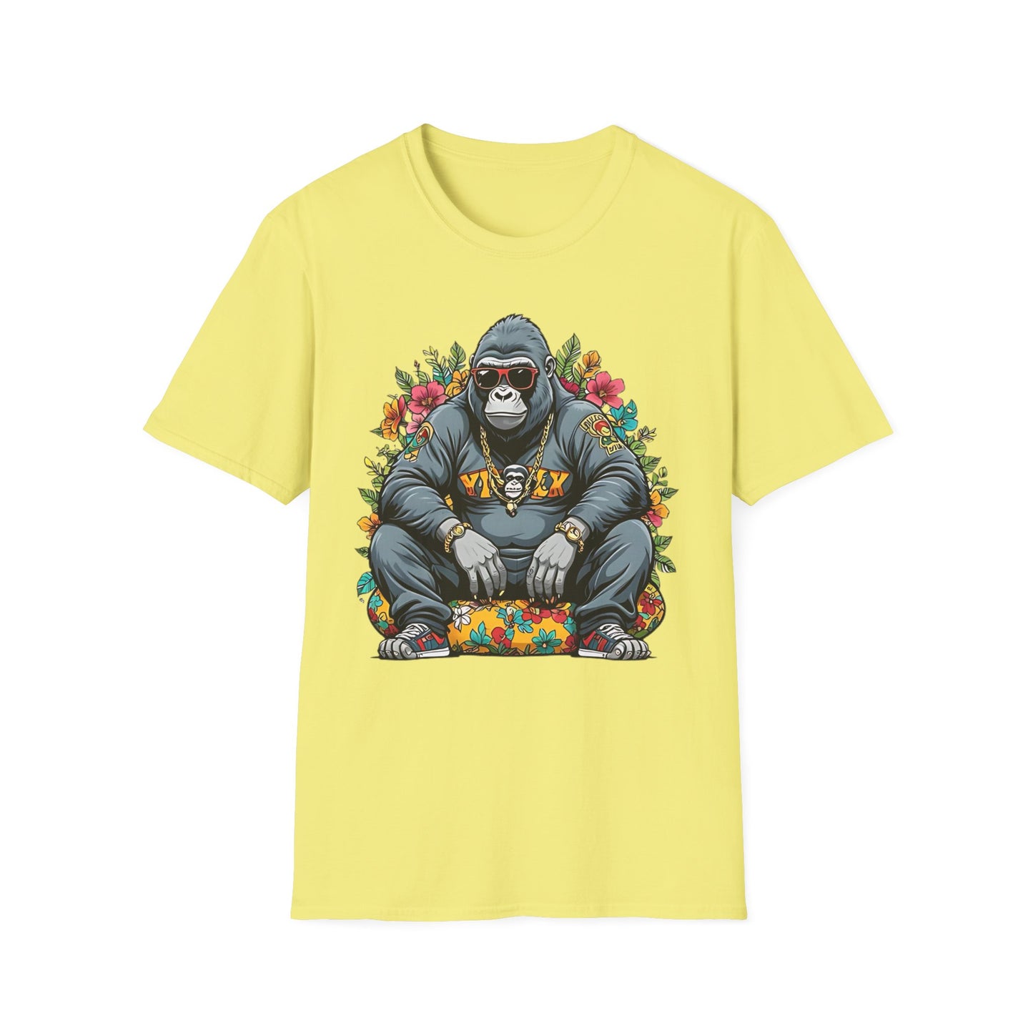 Animals Tees, Funny Animals Shirt, T Shirts with Funny Animals, T-Shirt with Gorilla, Monkey Tees