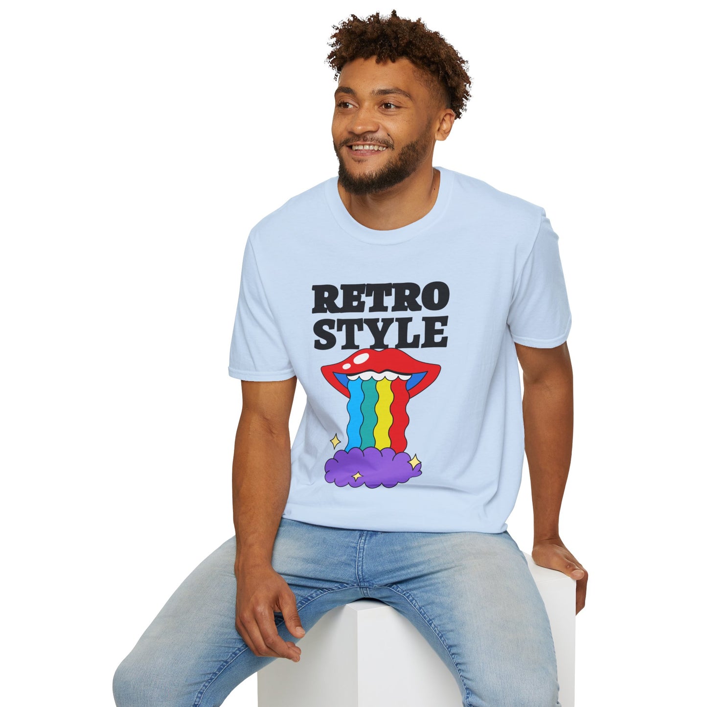 Retro T Shirt, Retro Design Shirt, Retro Art Tee Shirt, T-shirt with Retro Style