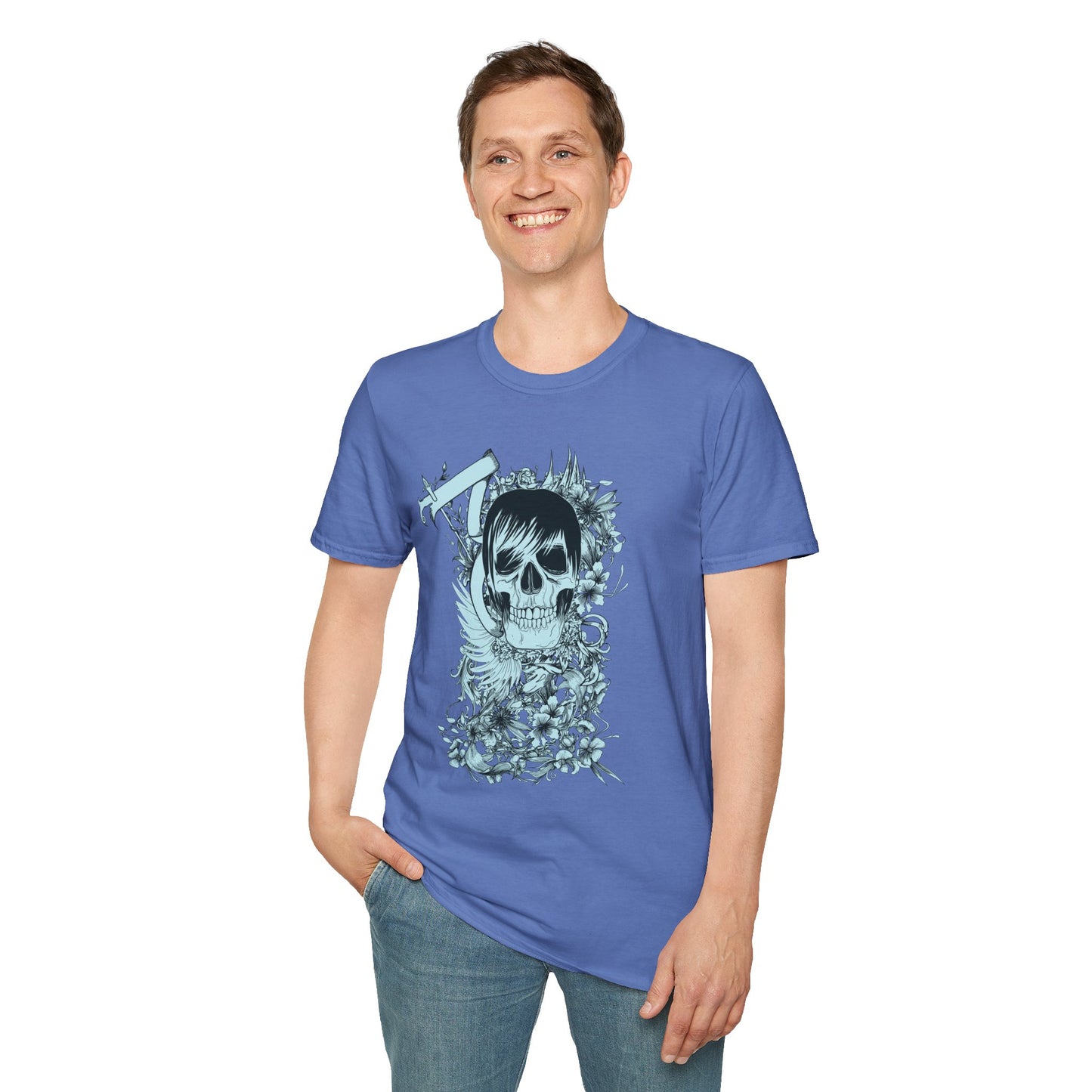 Skull T Shirt, Skull Design Shirt, Skull Art Tee Shirt, T-shirt with Skull 5