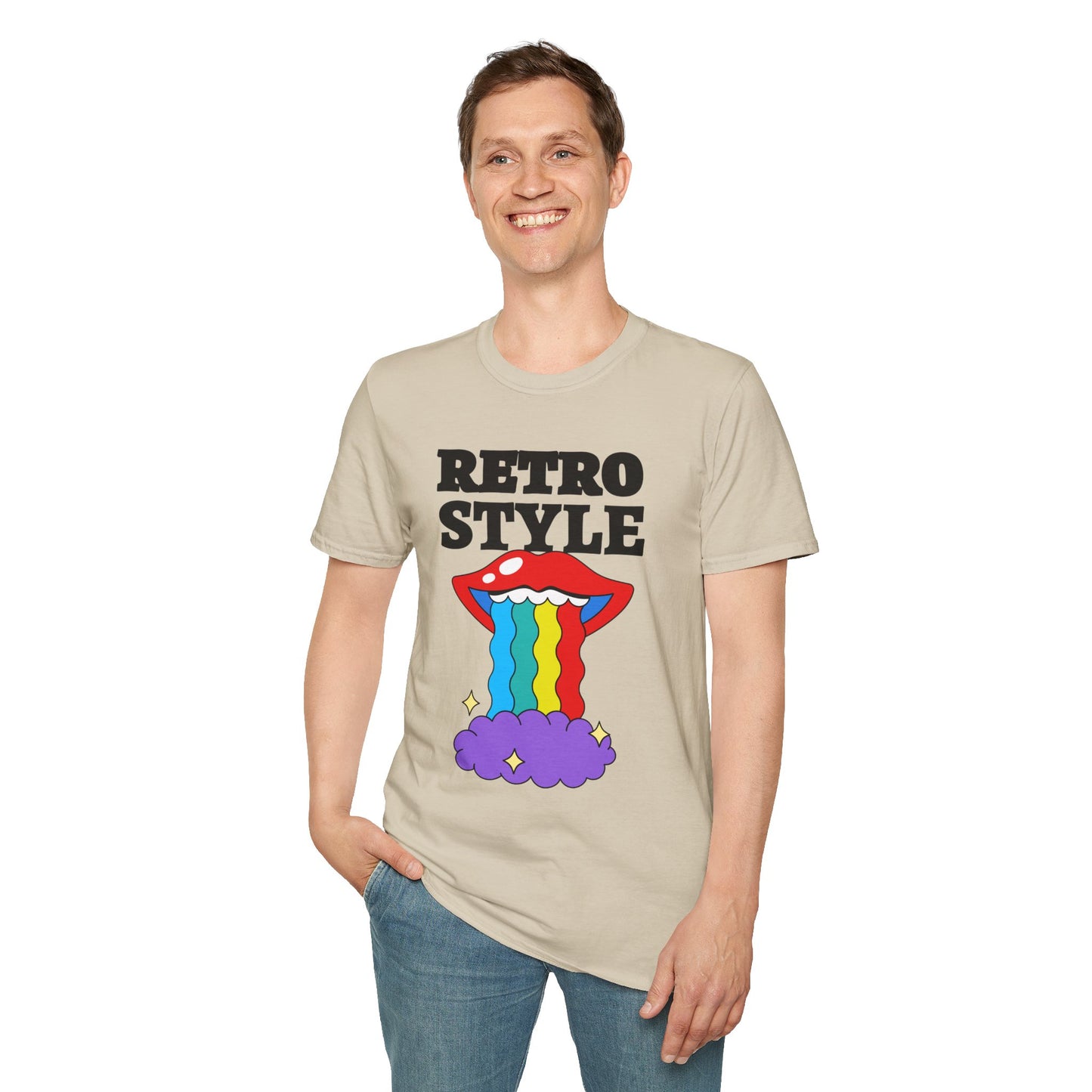 Retro T Shirt, Retro Design Shirt, Retro Art Tee Shirt, T-shirt with Retro Style
