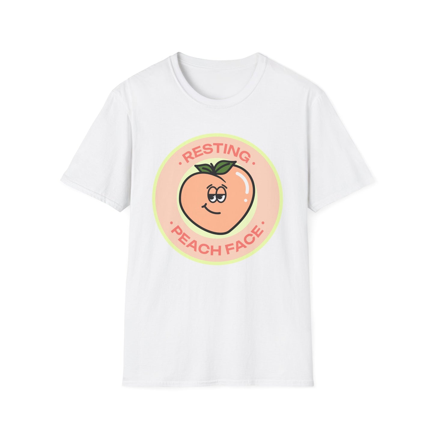 Food Tees, Funny Food T Shirts, Funny T Shirts, Shirt with Fruits, Shirt with Peach