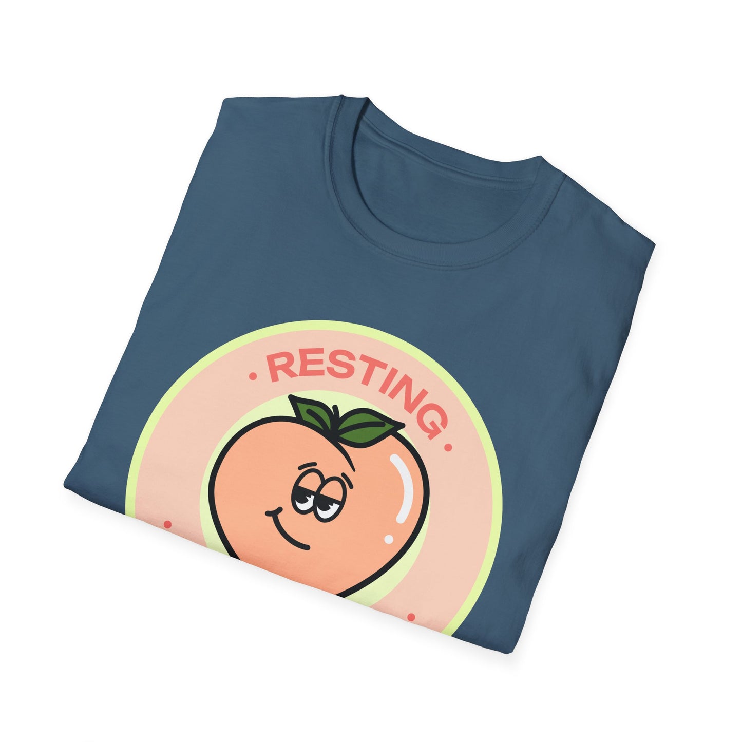 Food Tees, Funny Food T Shirts, Funny T Shirts, Shirt with Fruits, Shirt with Peach
