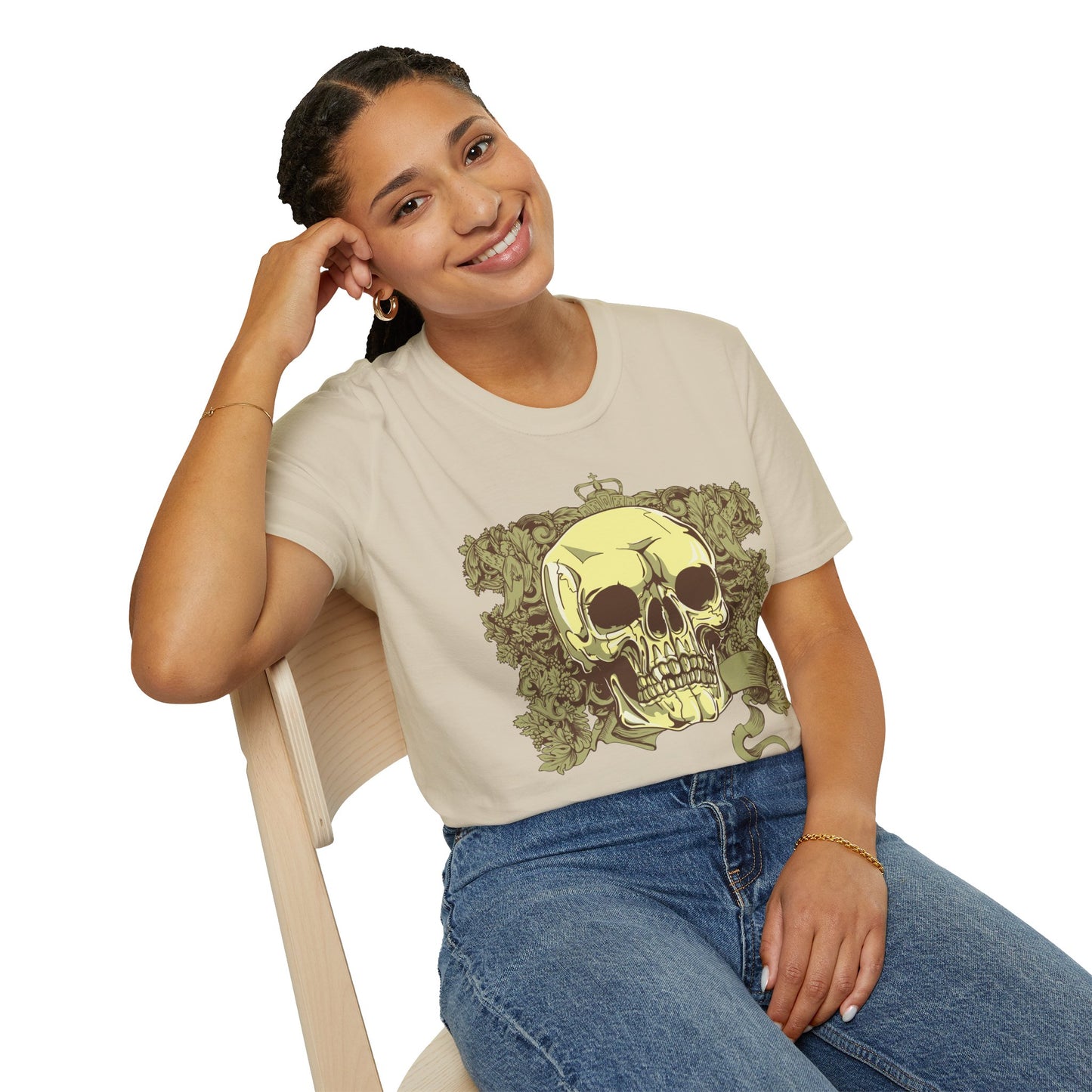 Skull T Shirt, Skull Design Shirt, Skull Art Tee Shirt, T-shirt with Skull 2