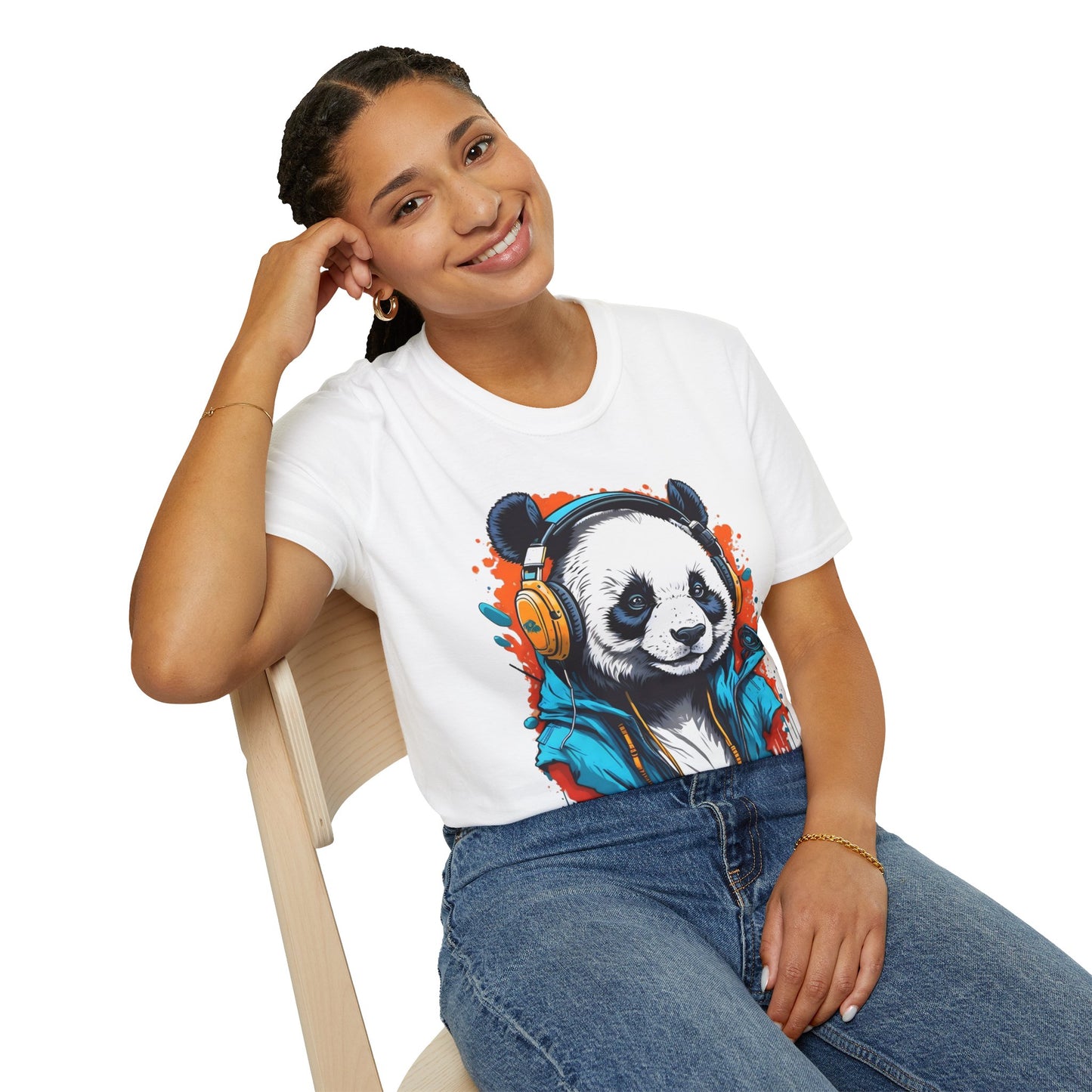Animals Tees, Funny Animals Shirt, T Shirts with Funny Animals, T-Shirt with Panda, Panda Tees