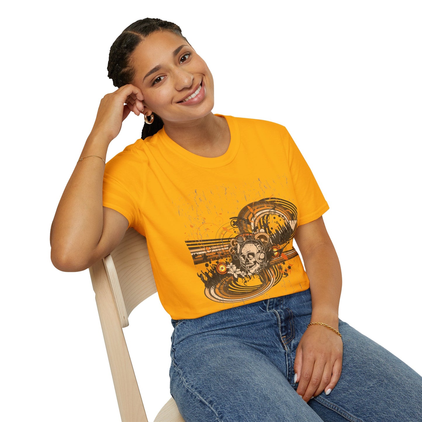 Skull T Shirt, Skull Design Shirt, Skull Art Tee Shirt, T-shirt with Skull 3