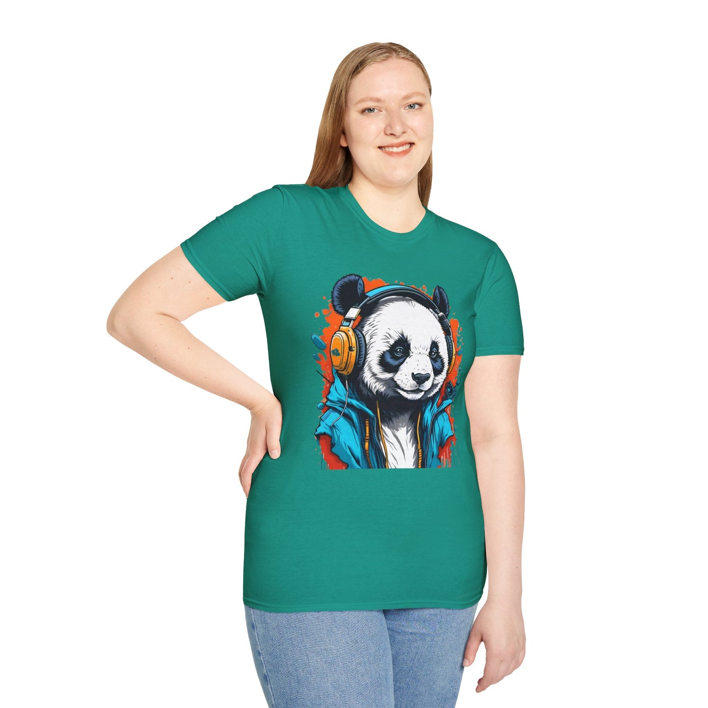 Animals Tees, Funny Animals Shirt, T Shirts with Funny Animals, T-Shirt with Panda, Panda Tees
