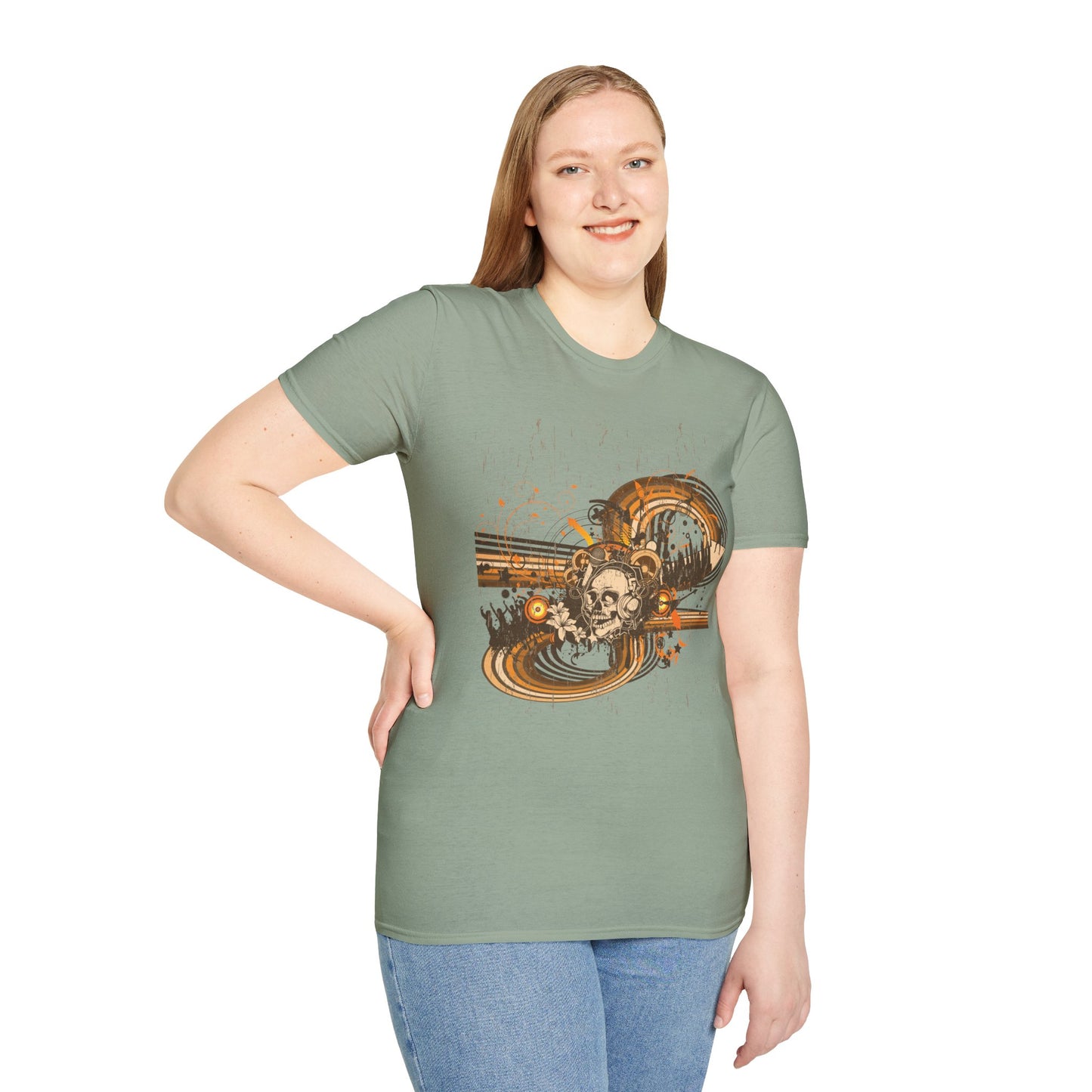 Skull T Shirt, Skull Design Shirt, Skull Art Tee Shirt, T-shirt with Skull 3