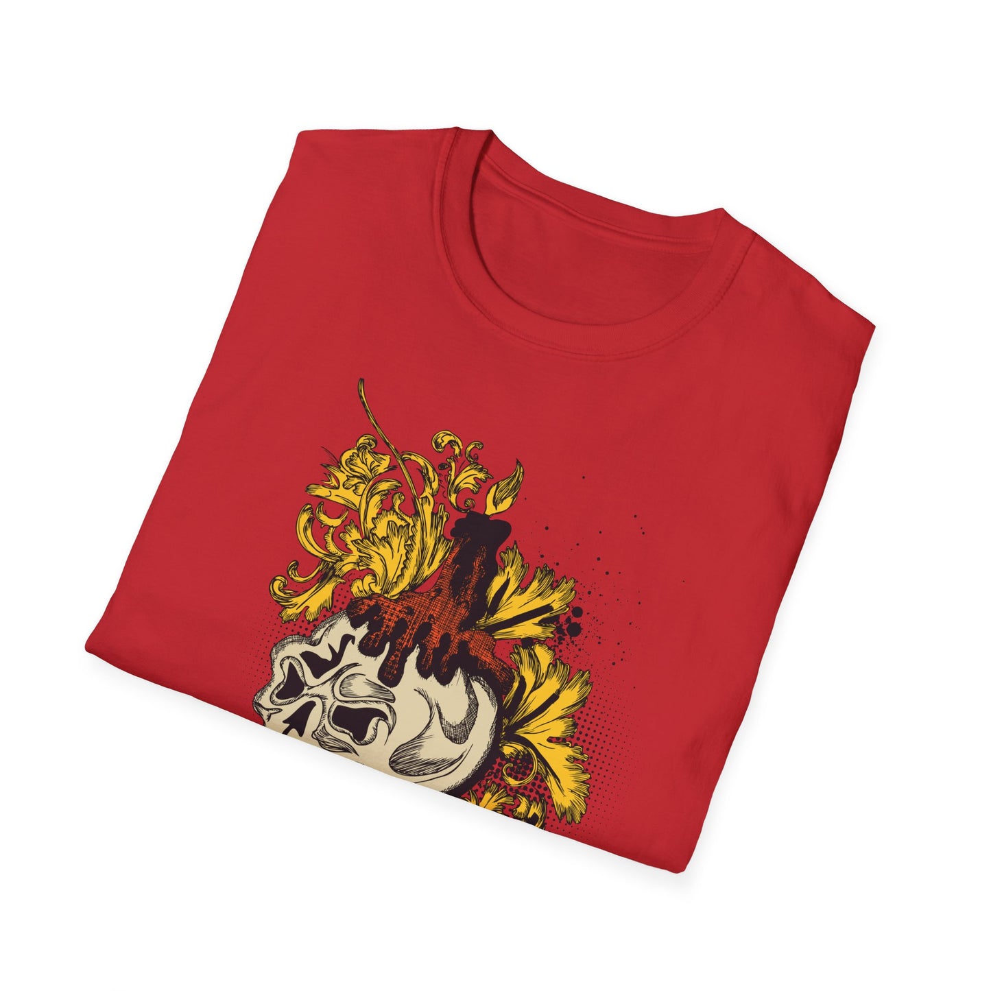 Skull T Shirt, Skull Design Shirt, Skull Art Tee Shirt, T-shirt with Skull 1