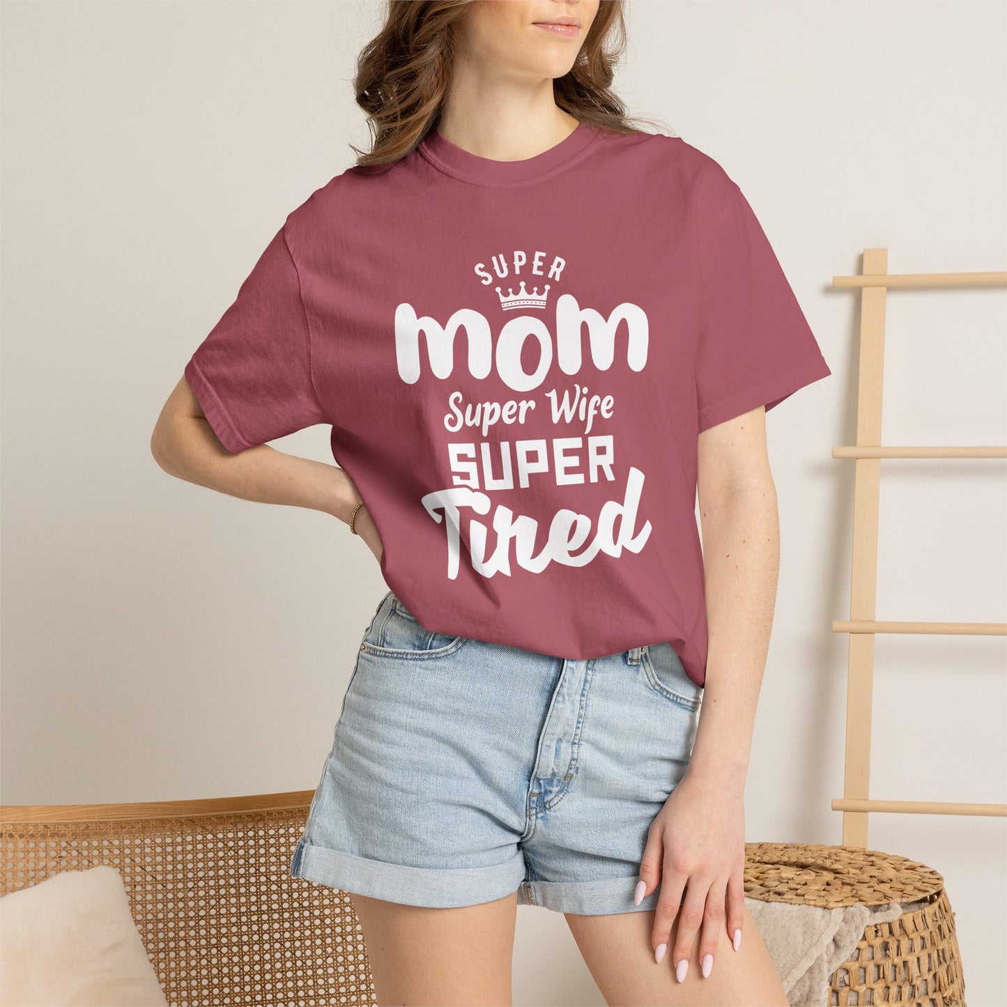 Mom T-shirt Mother's Day Mama Tee Unisex Comfort Colors Garment-Dyed Cotton h45