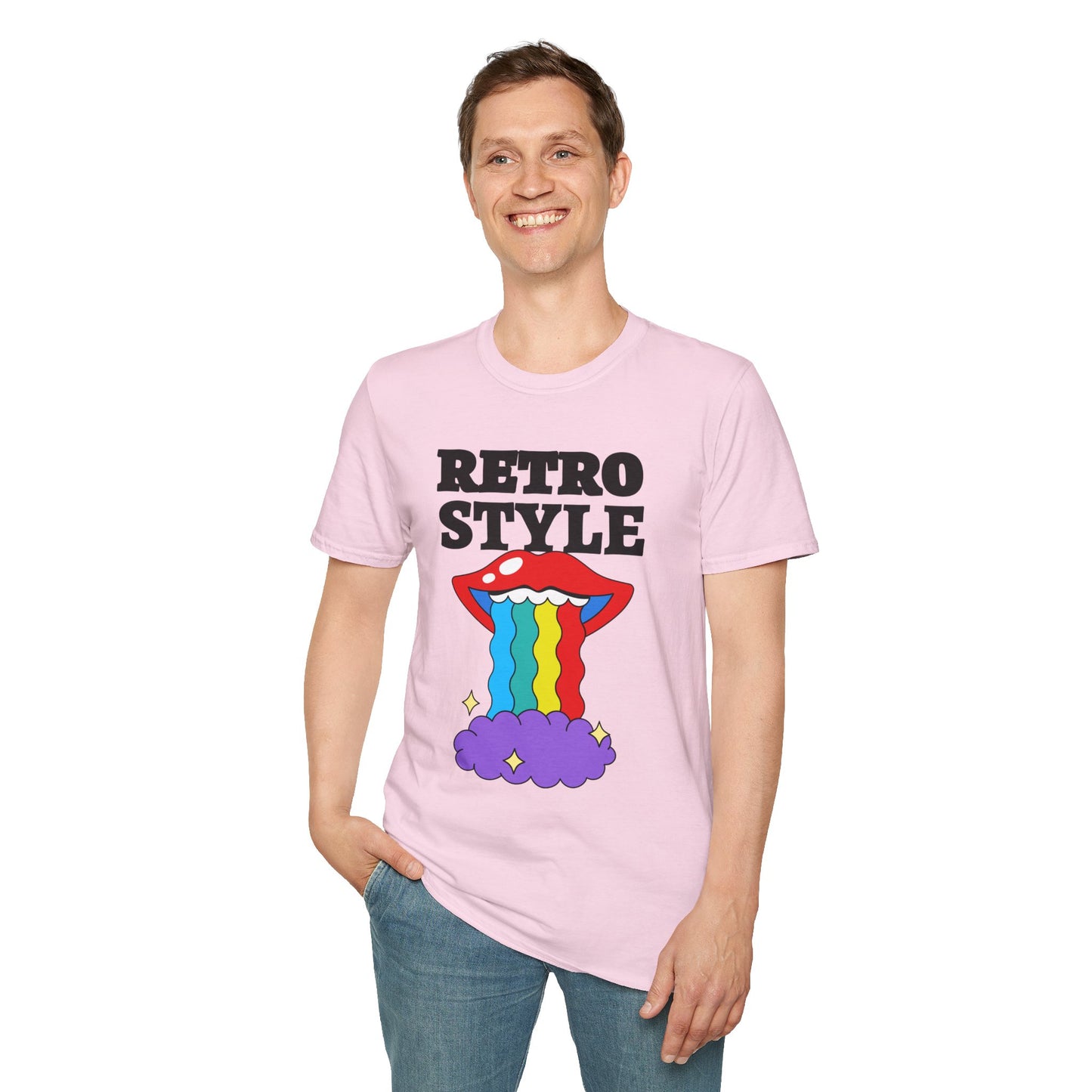 Retro T Shirt, Retro Design Shirt, Retro Art Tee Shirt, T-shirt with Retro Style