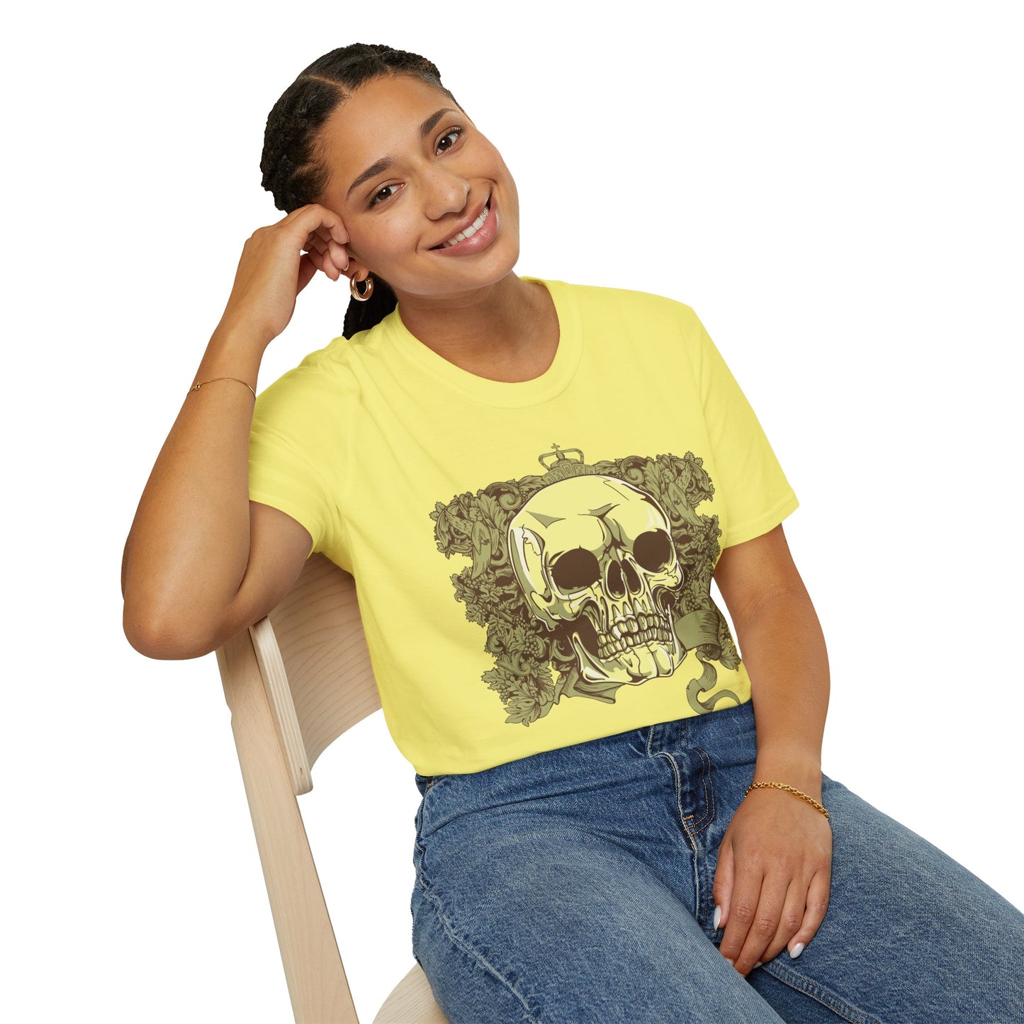 Skull T Shirt, Skull Design Shirt, Skull Art Tee Shirt, T-shirt with Skull 2
