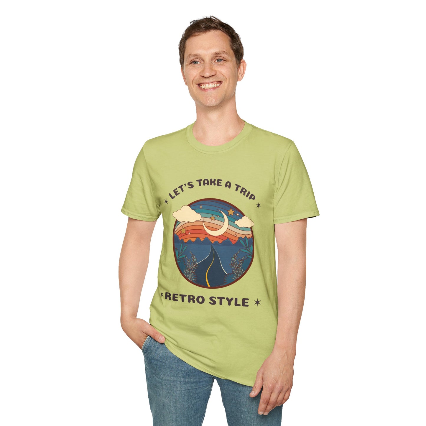Retro T Shirt, Retro Design Shirt, Retro Art Tee Shirt, T-shirt with Retro Style