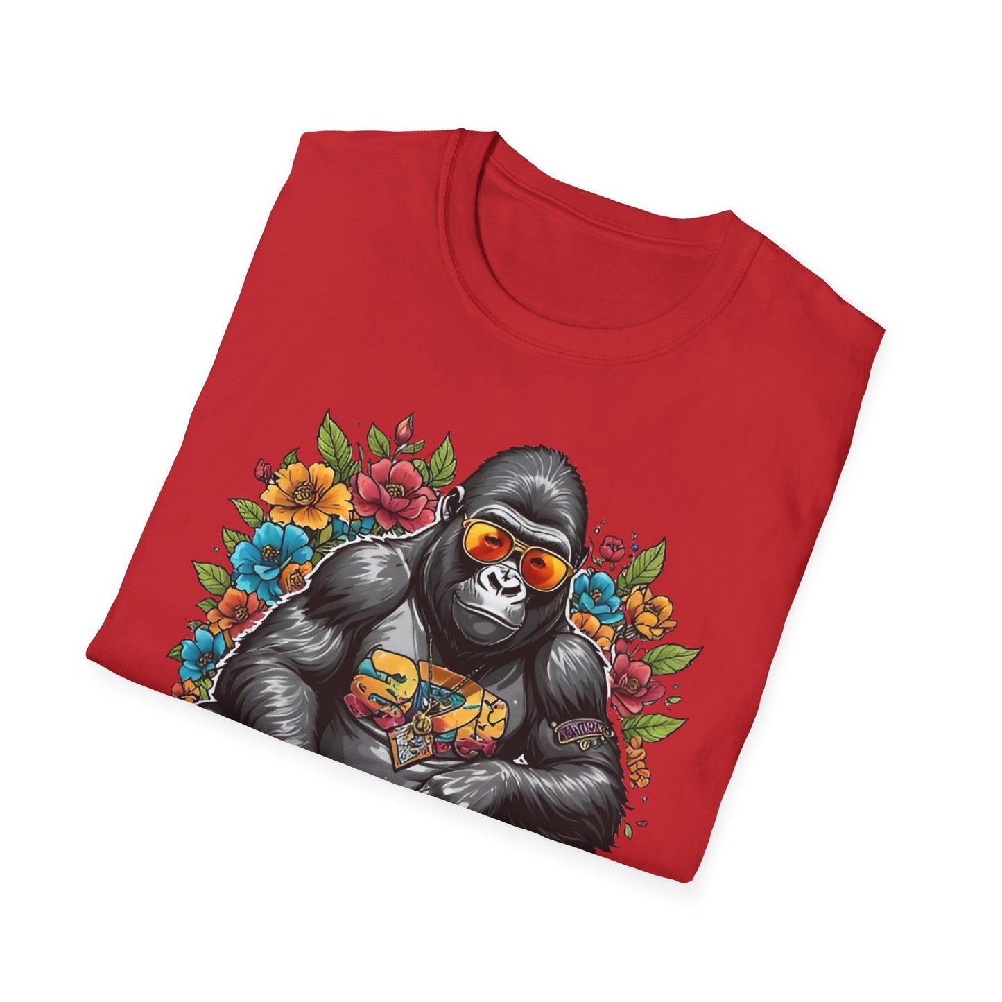 Animals Tees, Funny Animals Shirt, T Shirts with Funny Animals, T-Shirt with Gorilla, Monkey Tees