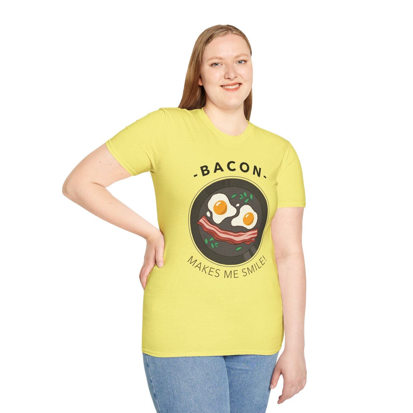 Food Tees, Funny Food T Shirts, Funny T Shirts, Bacon and Egg T Shirt, Egg and Bacon Shirt