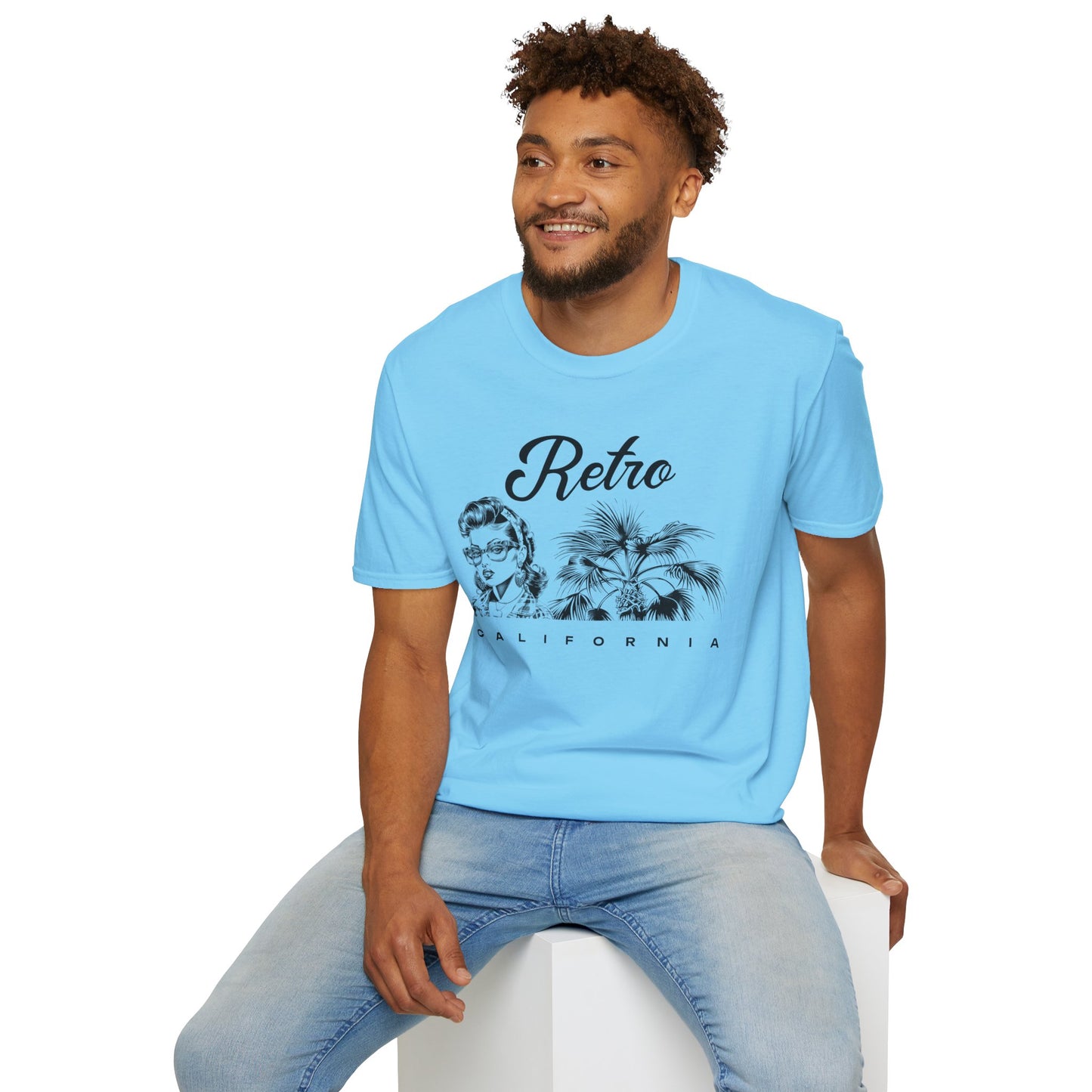 Retro T Shirt, Retro Design Shirt, Retro Art Tee Shirt, T-shirt with Retro Style