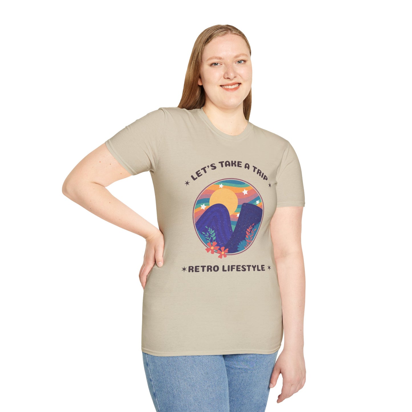 Retro T Shirt, Retro Design Shirt, Retro Art Tee Shirt, T-shirt with Retro Style
