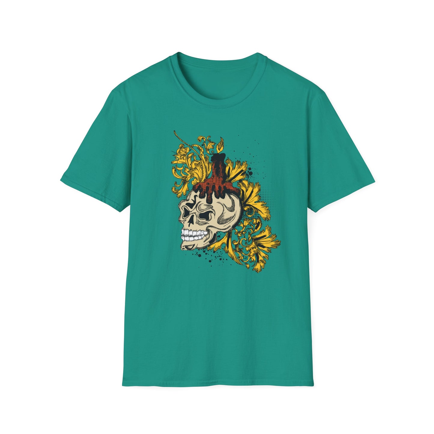 Skull T Shirt, Skull Design Shirt, Skull Art Tee Shirt, T-shirt with Skull 1