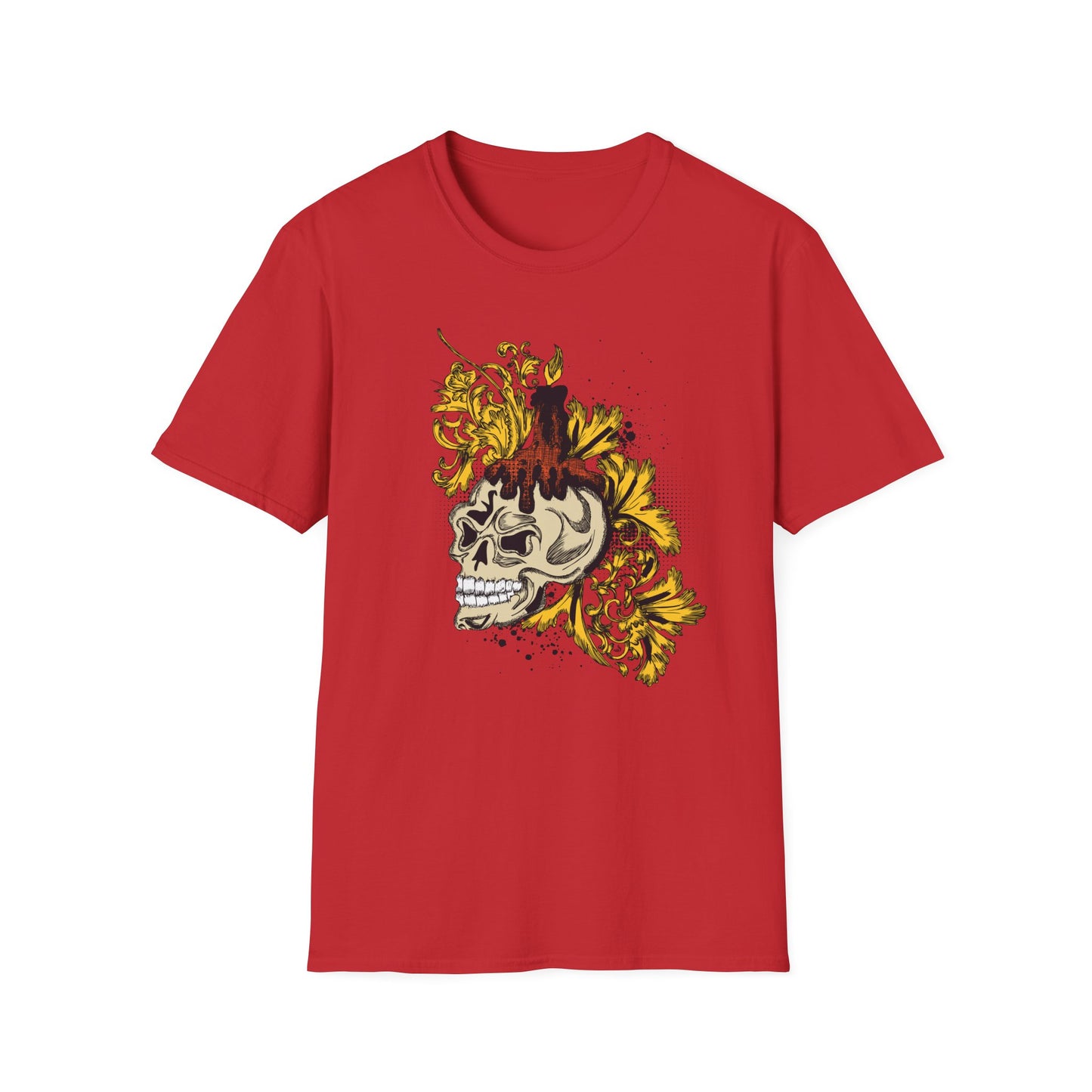 Skull T Shirt, Skull Design Shirt, Skull Art Tee Shirt, T-shirt with Skull 1