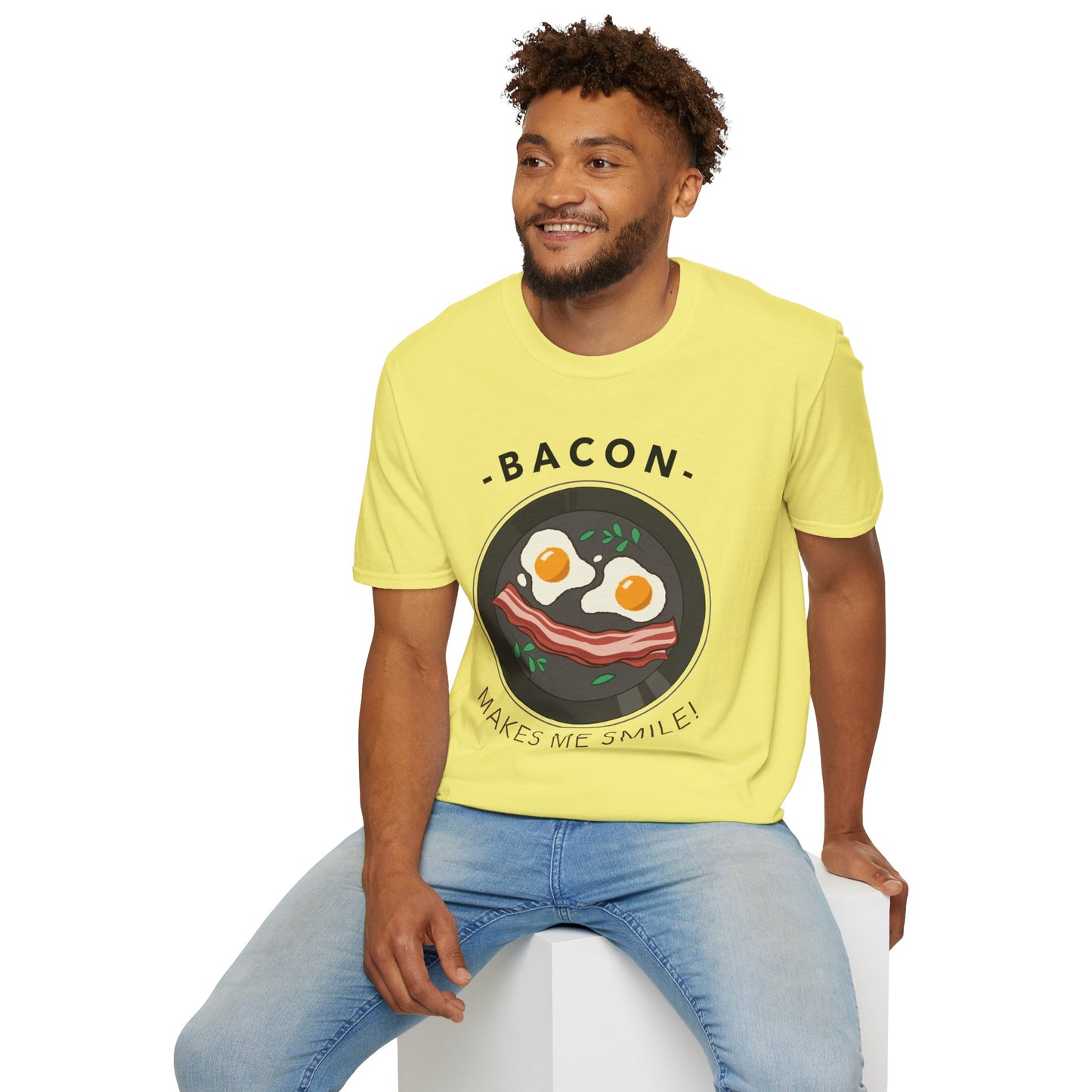 Food Tees, Funny Food T Shirts, Funny T Shirts, Bacon and Egg T Shirt, Egg and Bacon Shirt