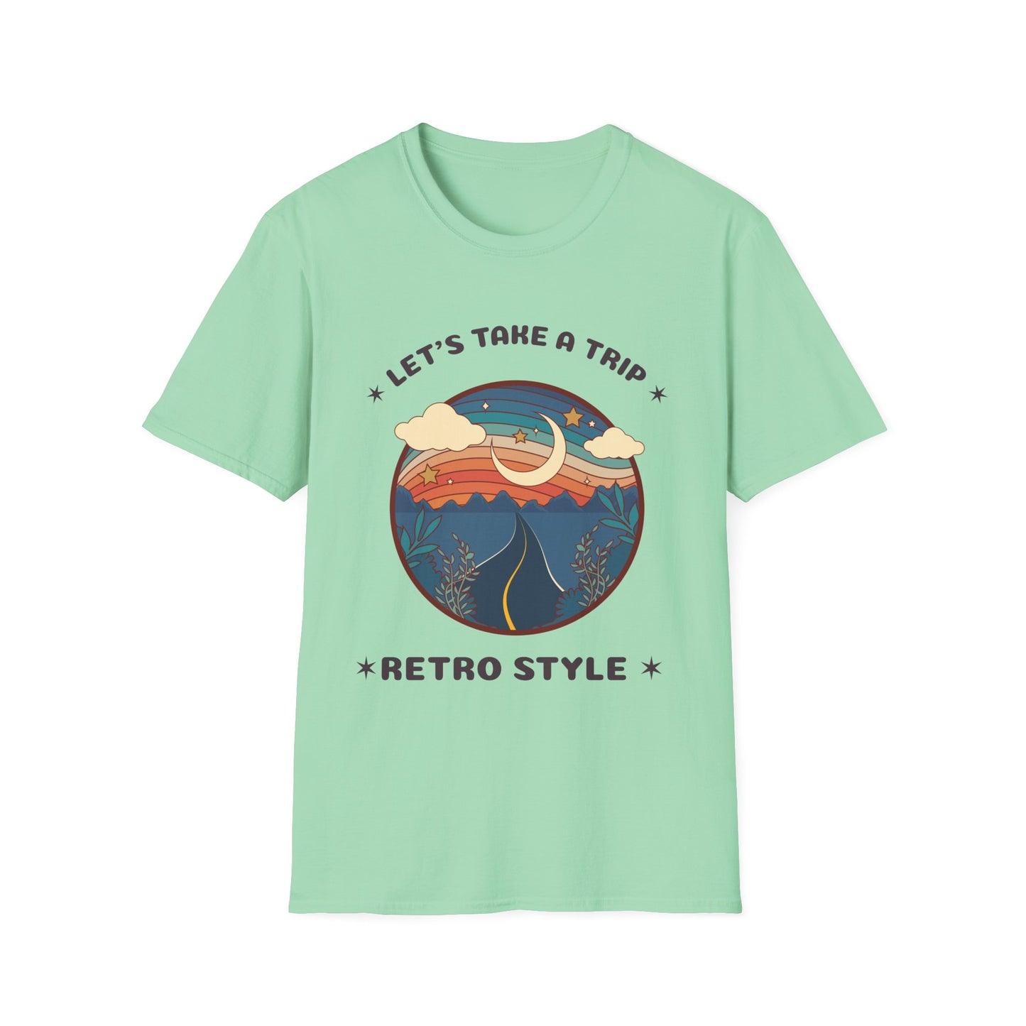 Retro T Shirt, Retro Design Shirt, Retro Art Tee Shirt, T-shirt with Retro Style