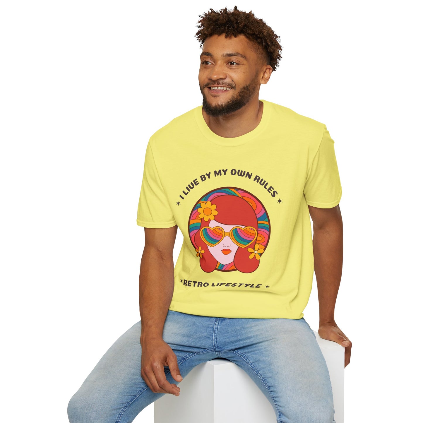 Retro T Shirt, Retro Design Shirt, Retro Art Tee Shirt, T-shirt with Retro Style