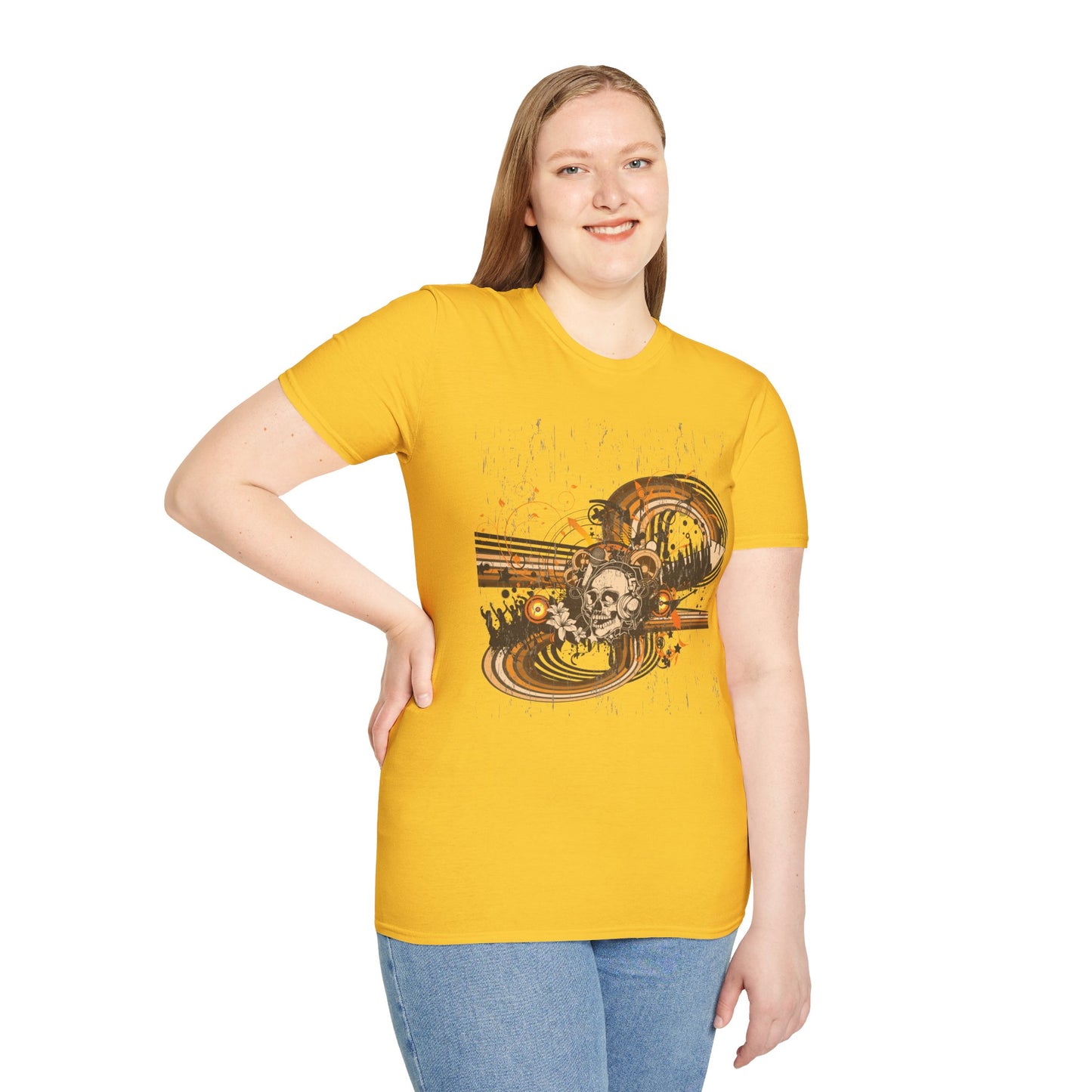 Skull T Shirt, Skull Design Shirt, Skull Art Tee Shirt, T-shirt with Skull 3