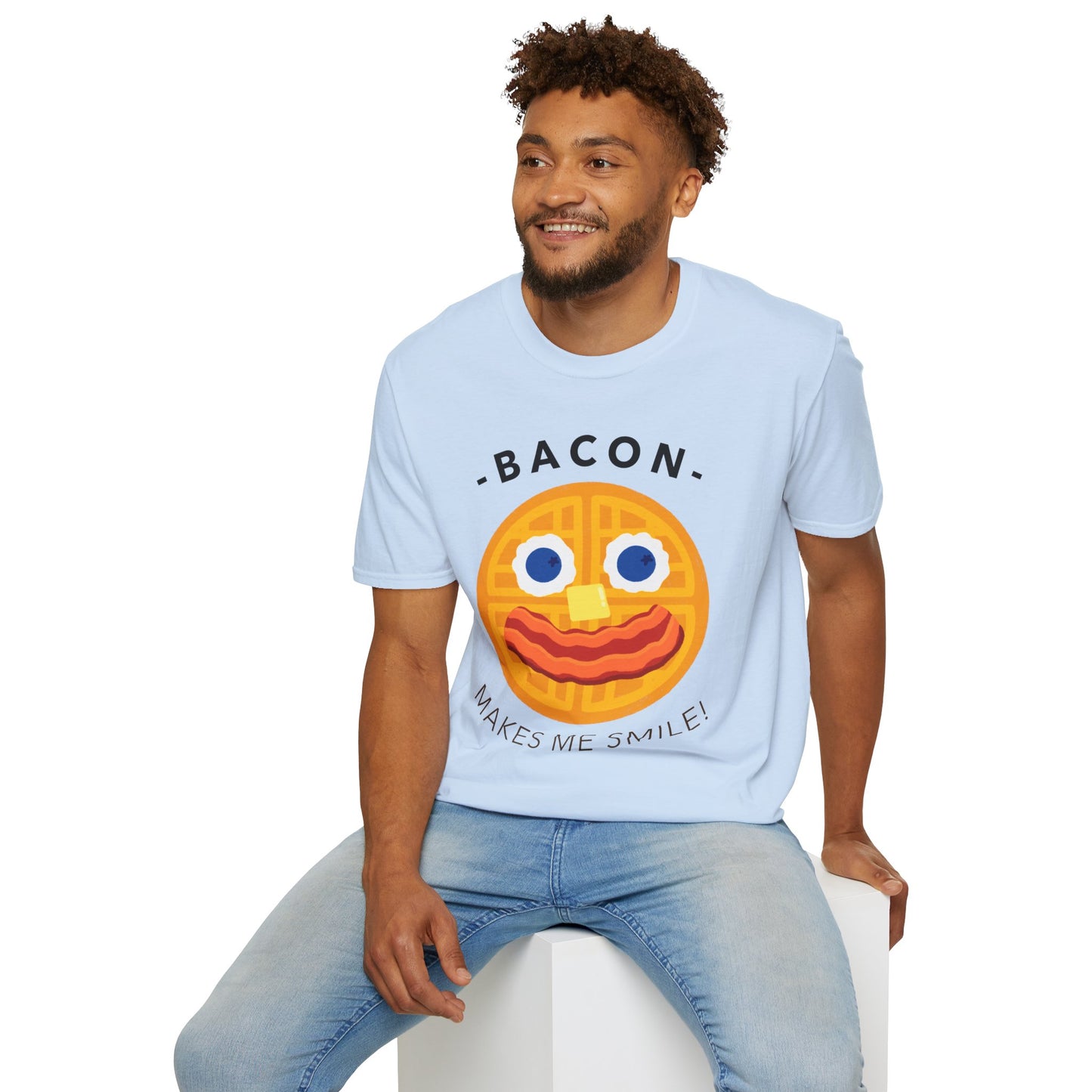 Food Tees, Funny Food T Shirts, Funny T Shirts, Bacon and Egg T Shirt, Egg and Bacon Shirt