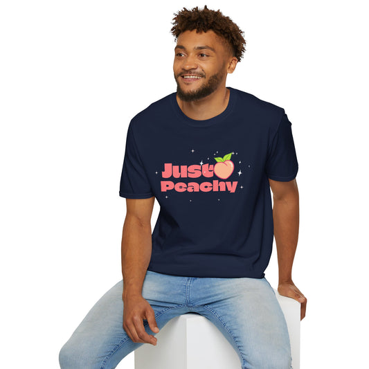 Food Tees, Funny Food T Shirts, Funny T Shirts, Shirt with Fruits, Shirt with Peach
