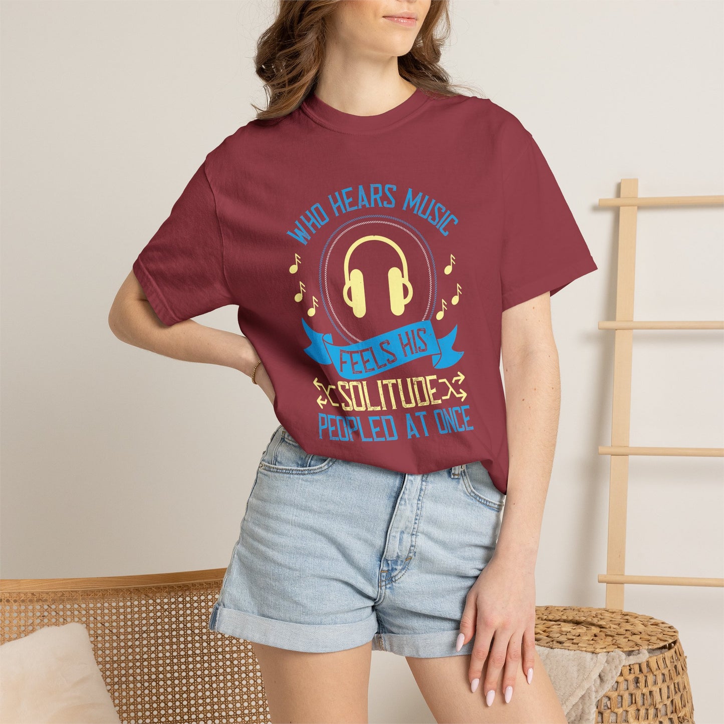 Music Graphic Design Unisex Cotton T-shirt m49