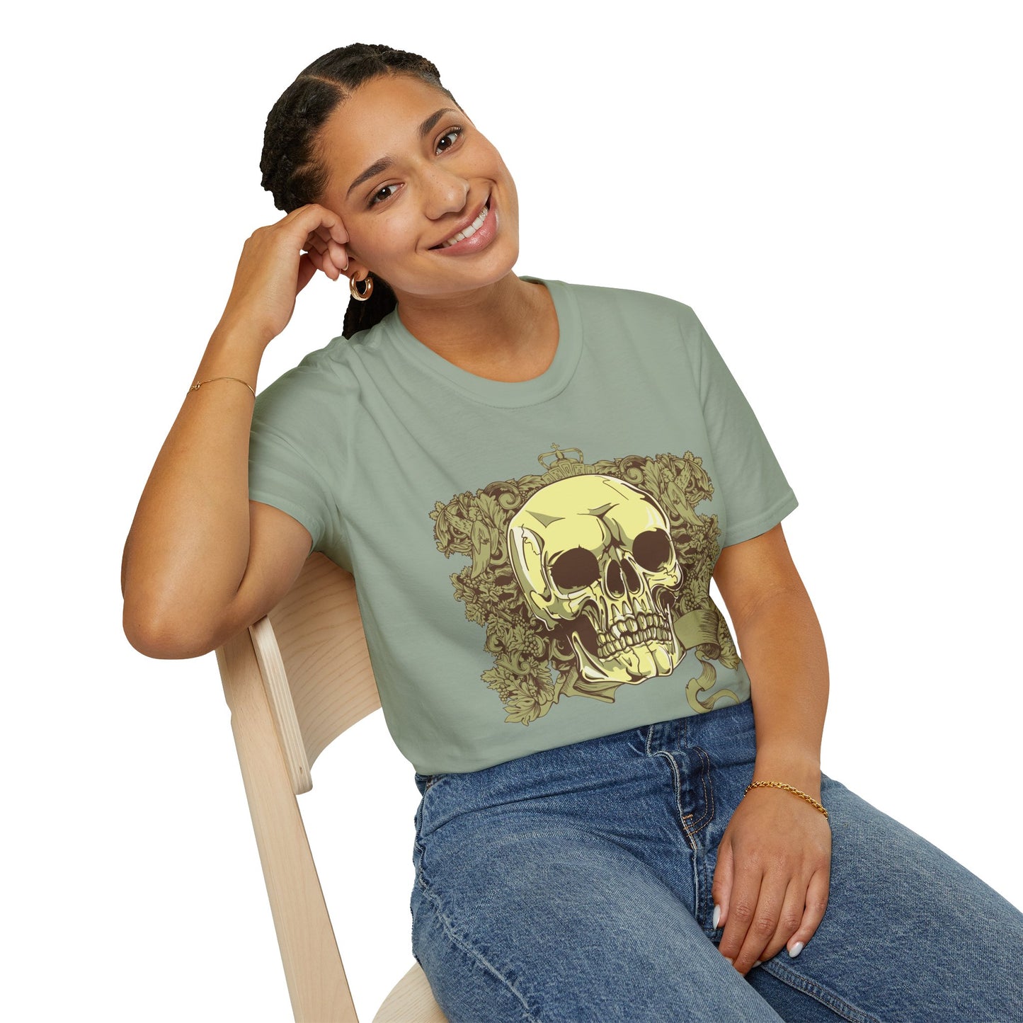 Skull T Shirt, Skull Design Shirt, Skull Art Tee Shirt, T-shirt with Skull 2