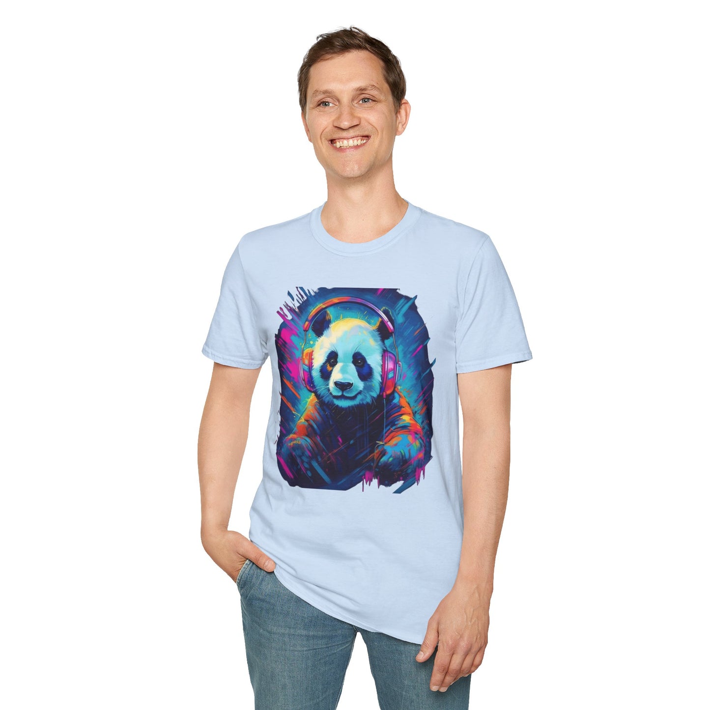 Animals Tees, Funny Animals Shirt, T Shirts with Funny Animals, T-Shirt with Panda, Panda Tees