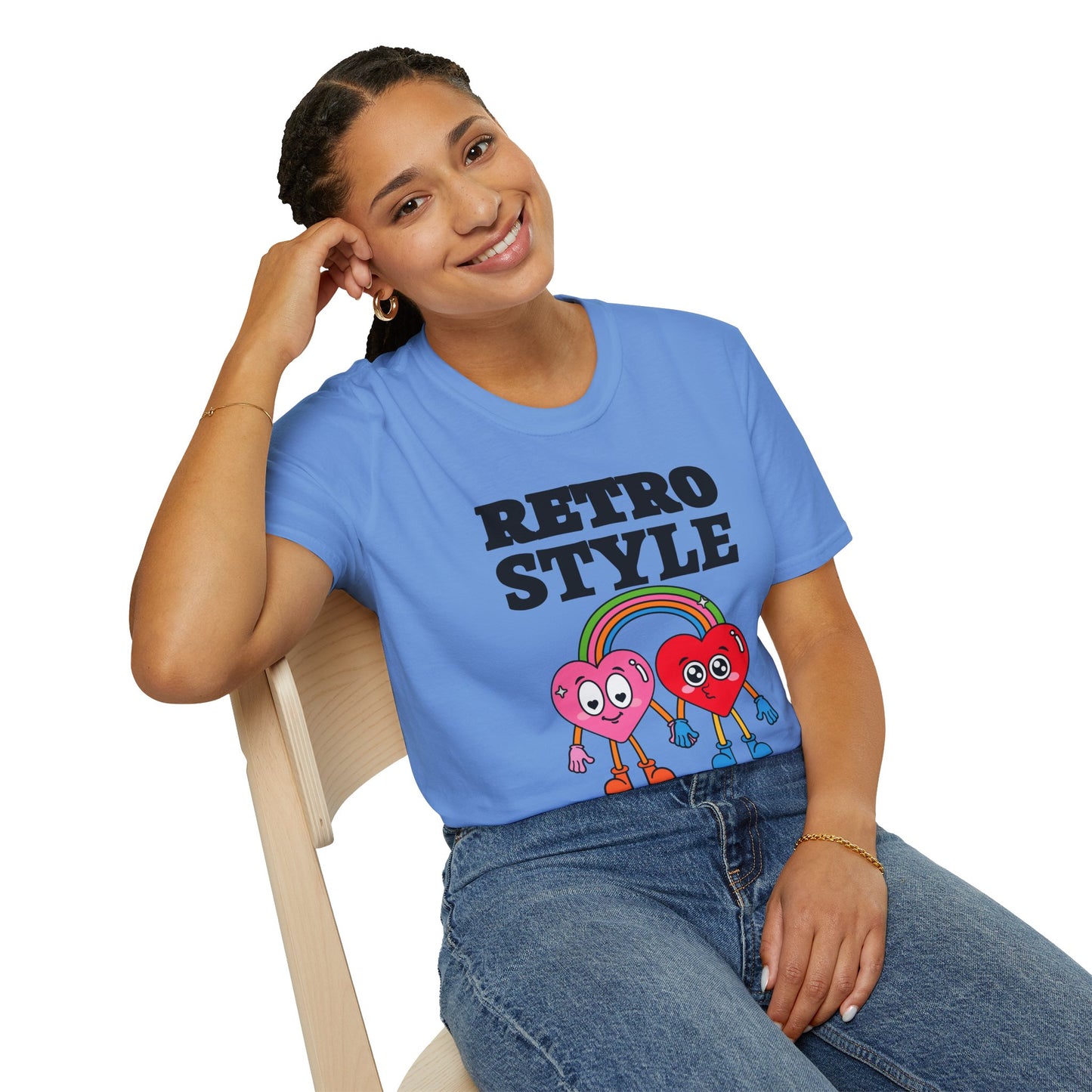 Retro T Shirt, Retro Design Shirt, Retro Art Tee Shirt, T-shirt with Retro Style