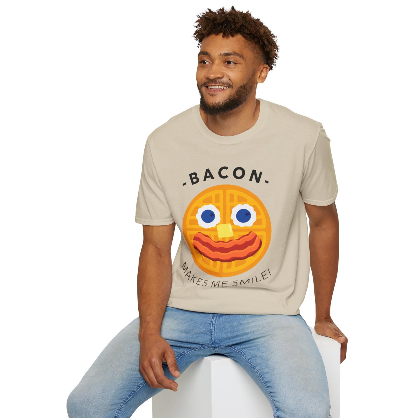 Food Tees, Funny Food T Shirts, Funny T Shirts, Bacon and Egg T Shirt, Egg and Bacon Shirt