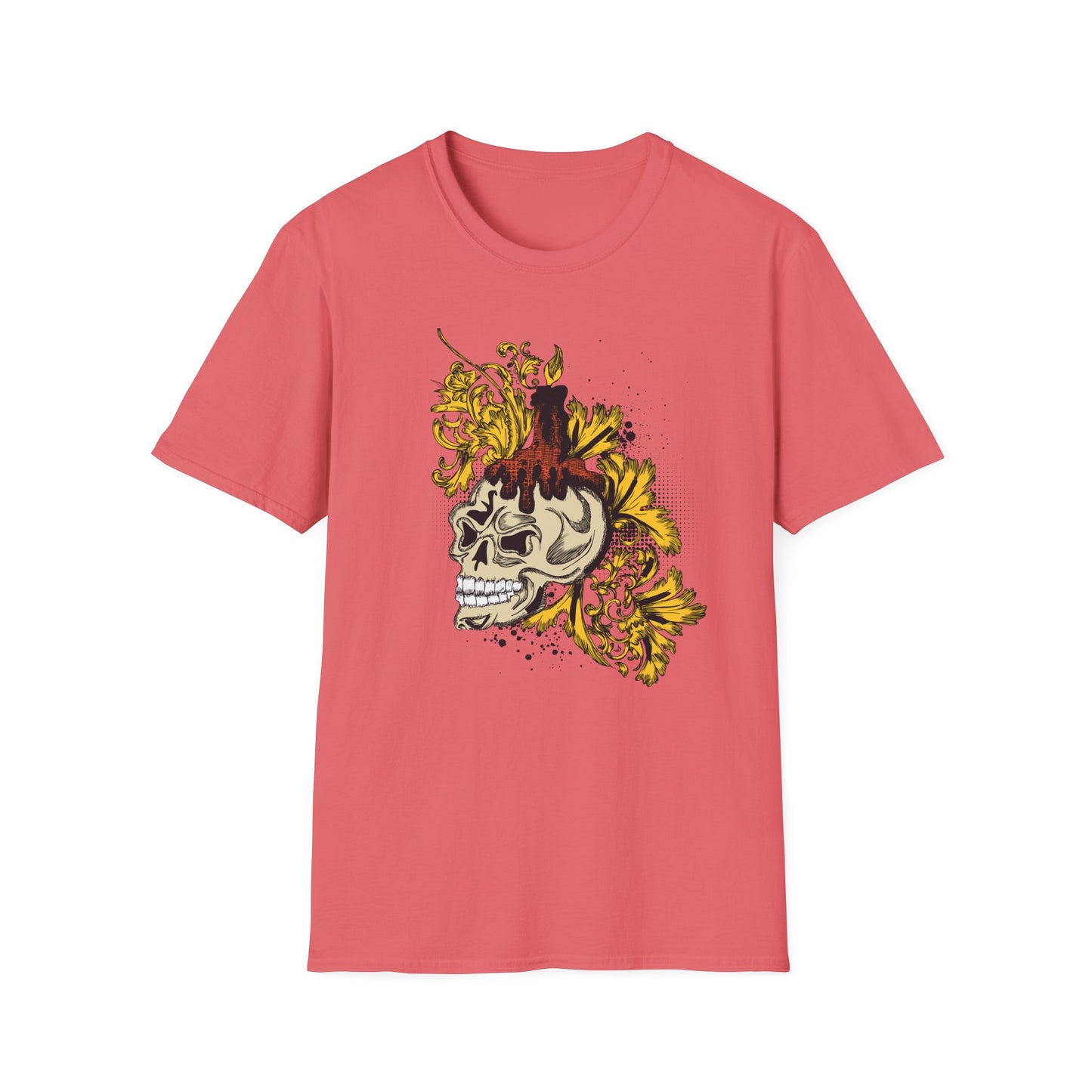 Skull T Shirt, Skull Design Shirt, Skull Art Tee Shirt, T-shirt with Skull 1
