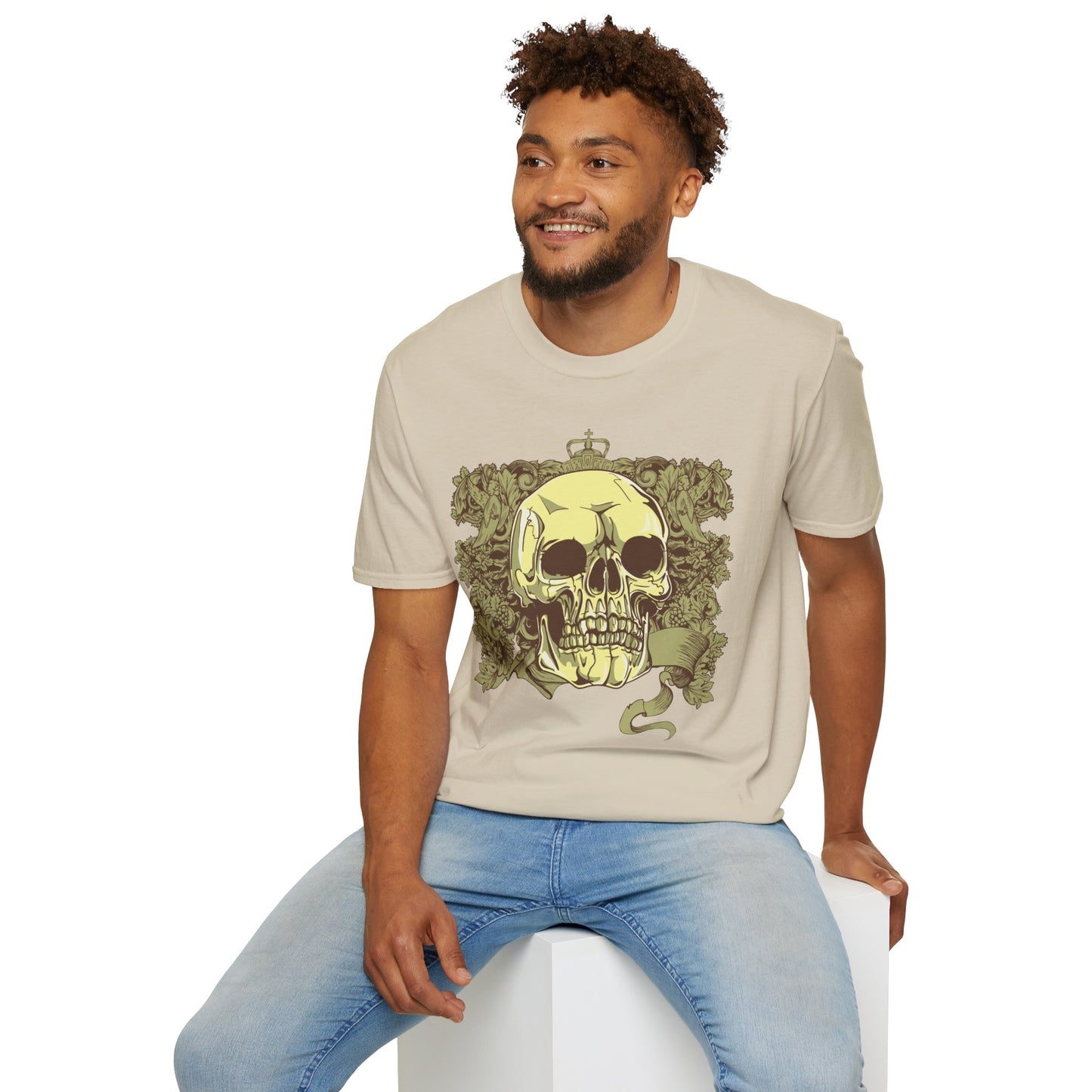 Skull T Shirt, Skull Design Shirt, Skull Art Tee Shirt, T-shirt with Skull 2